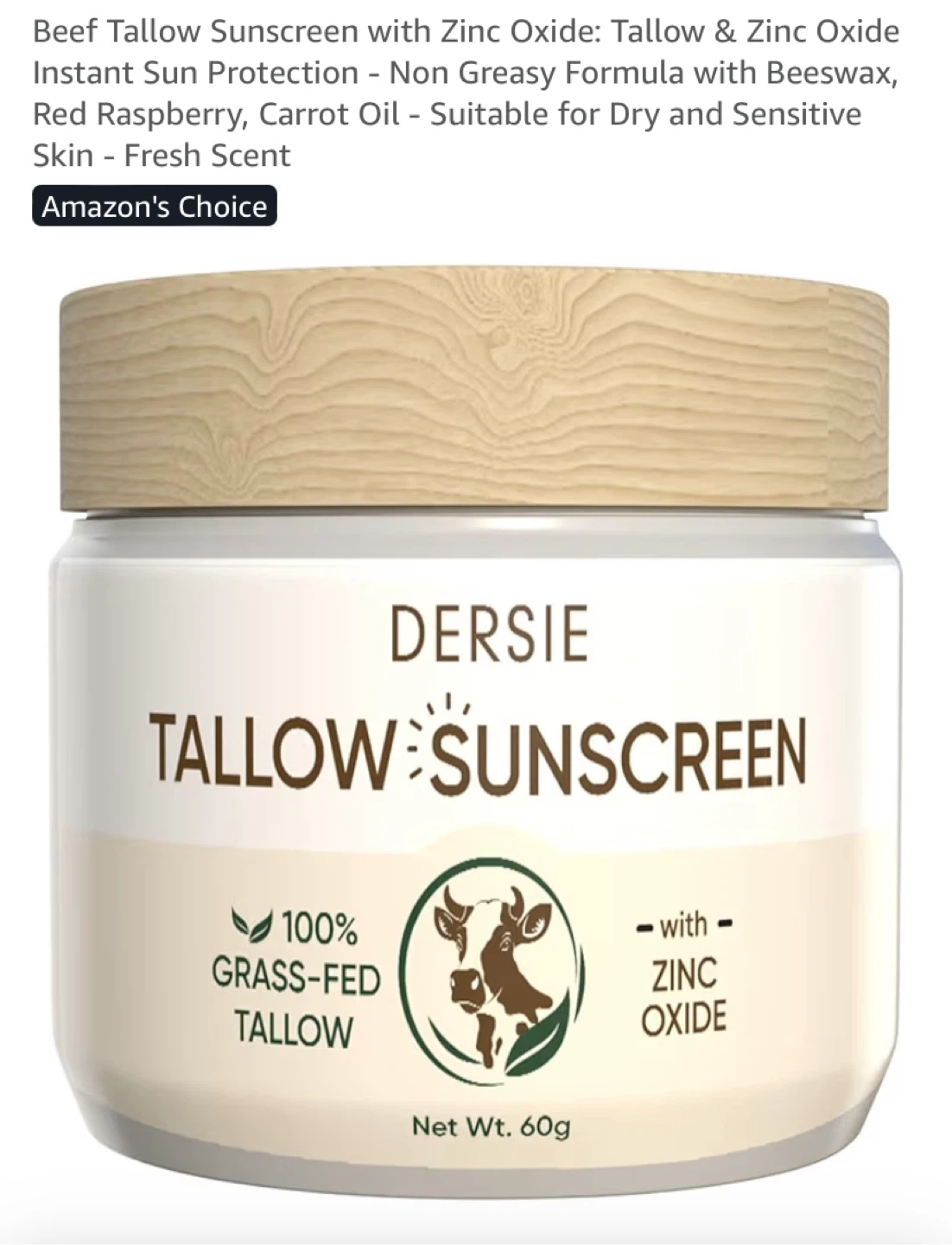 New Beef Tallow Sunscreen with Zinc Oxide - photo 4