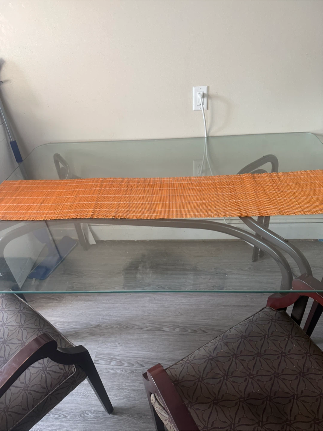 Glass Top Dining Table with 3Chairs - photo 4
