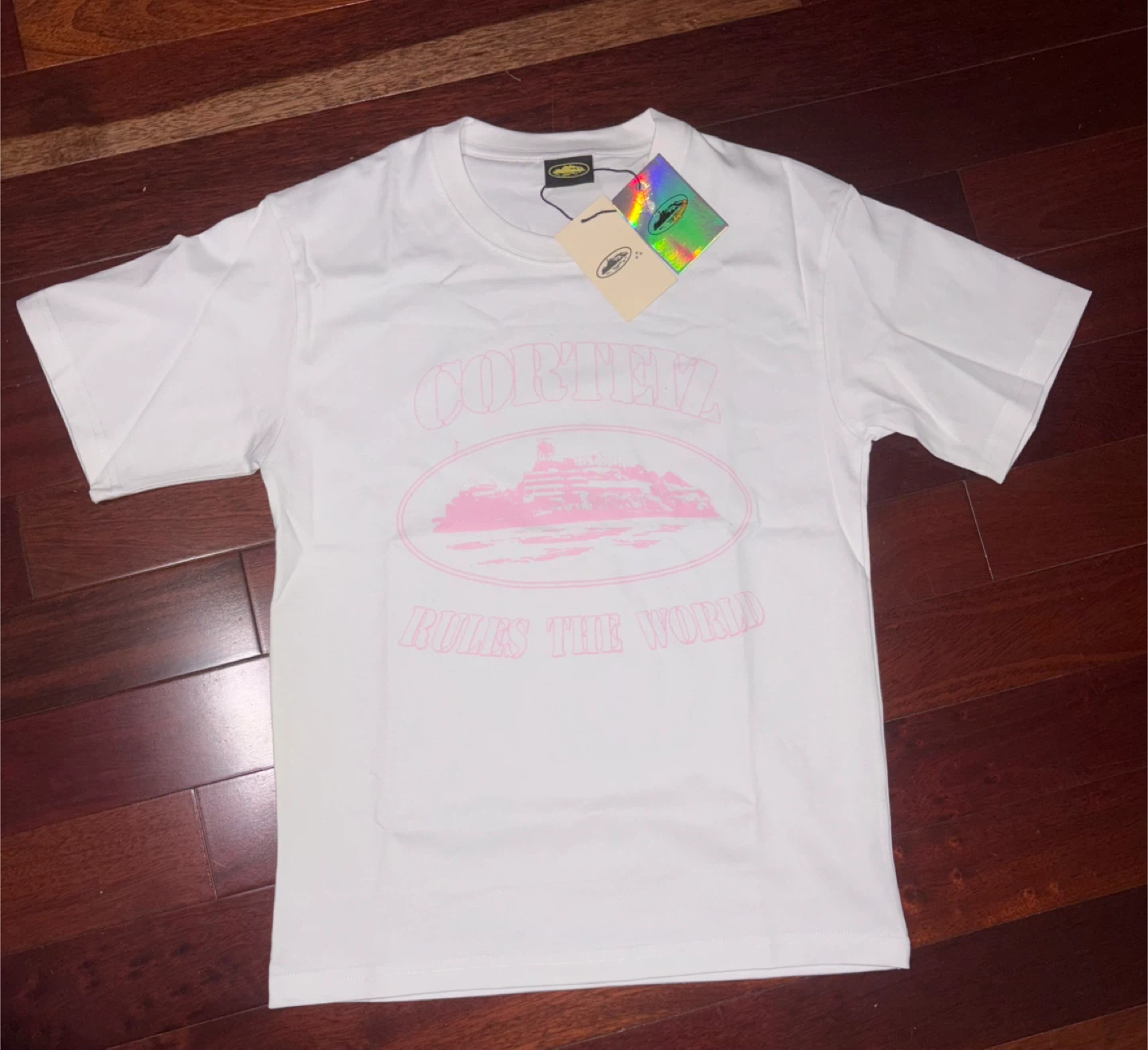 New Cortez Rules the World White Tee