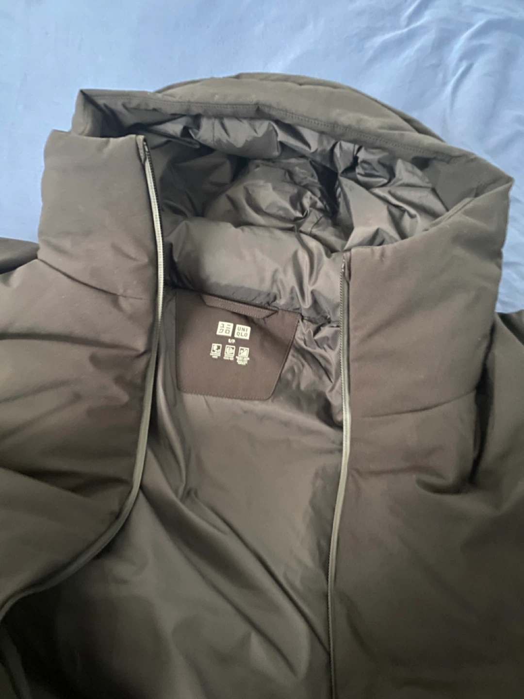 Uniqlo Black Puffer Jacket, Size S