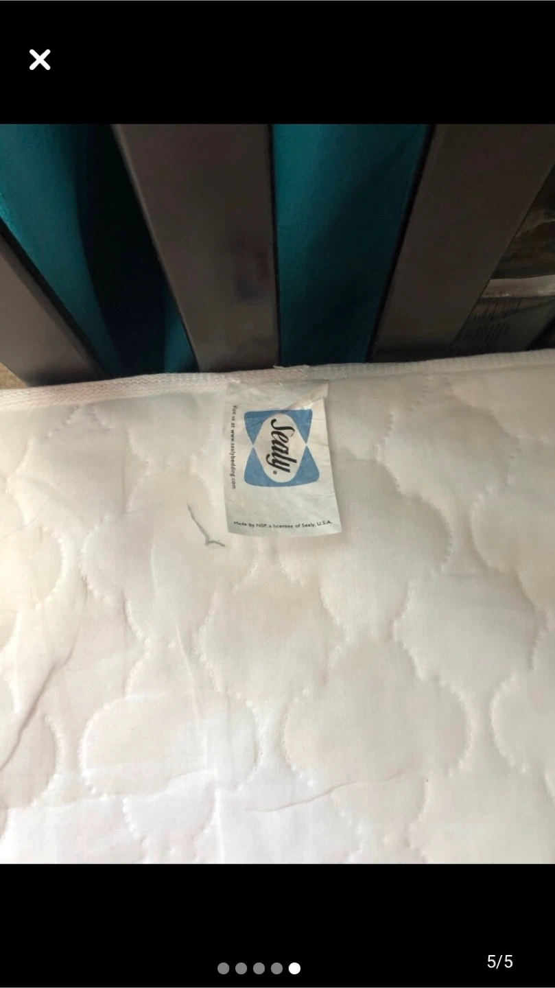Shermag convertible crib & Sealy Baby Crib Mattress - photo 5