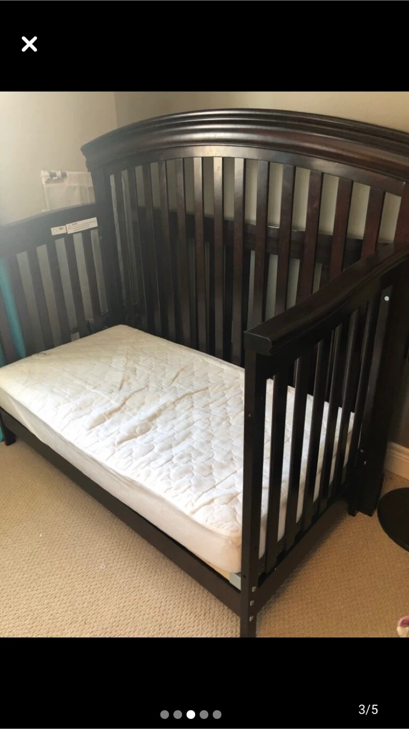 Shermag convertible crib & Sealy Baby Crib Mattress - photo 3