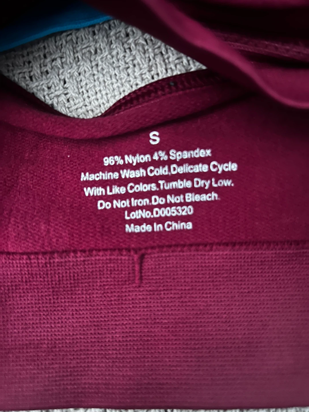 Burgundy, Blue, Brown Bra Tops - Size S - photo 2