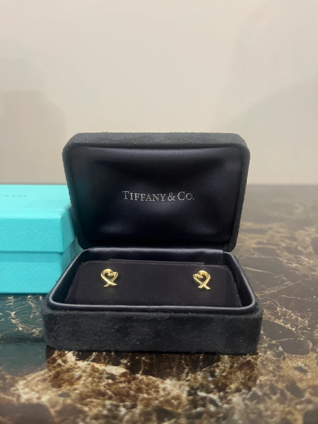 Tiffany & Co. Loving Heart Gold Stud Earrings - photo 3