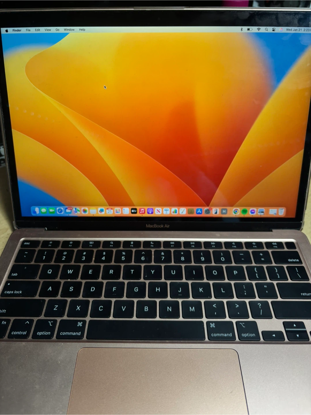 MacBook Air M1, 8GB Memory Rose gold