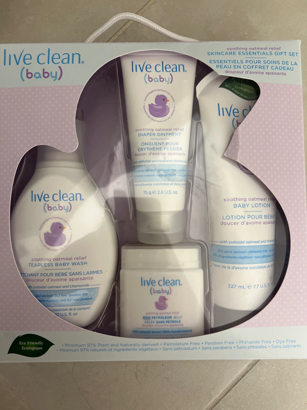 Live Clean Baby Skincare Essentials Gift Set
