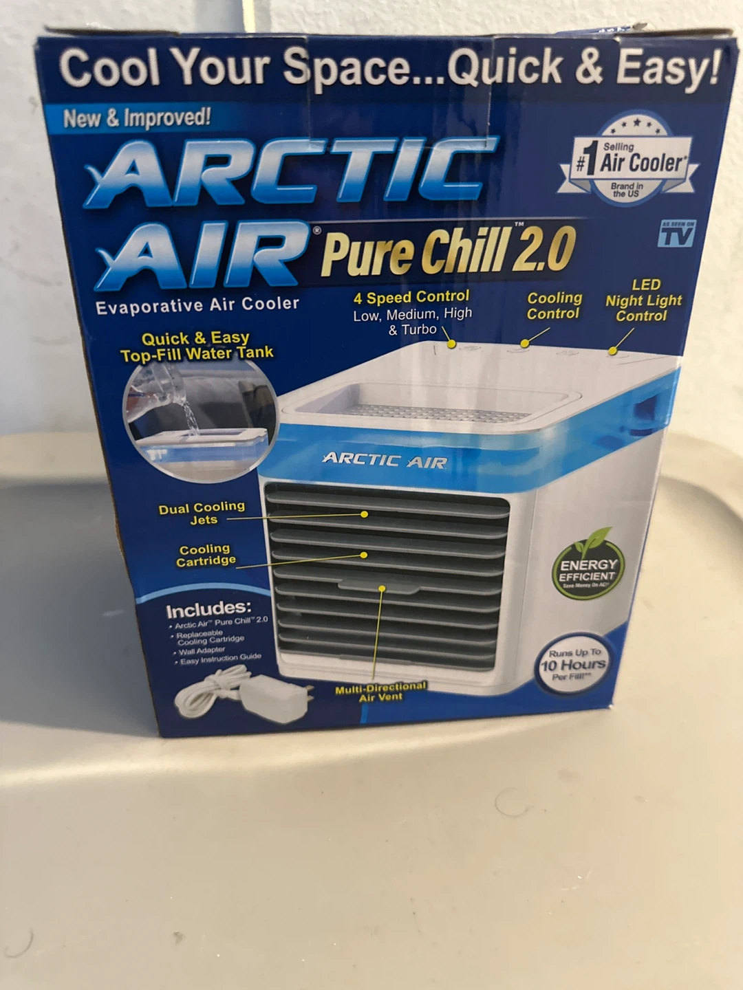 Arctic Air Pure Chill 2.0 Evaporative Air Cooler - New