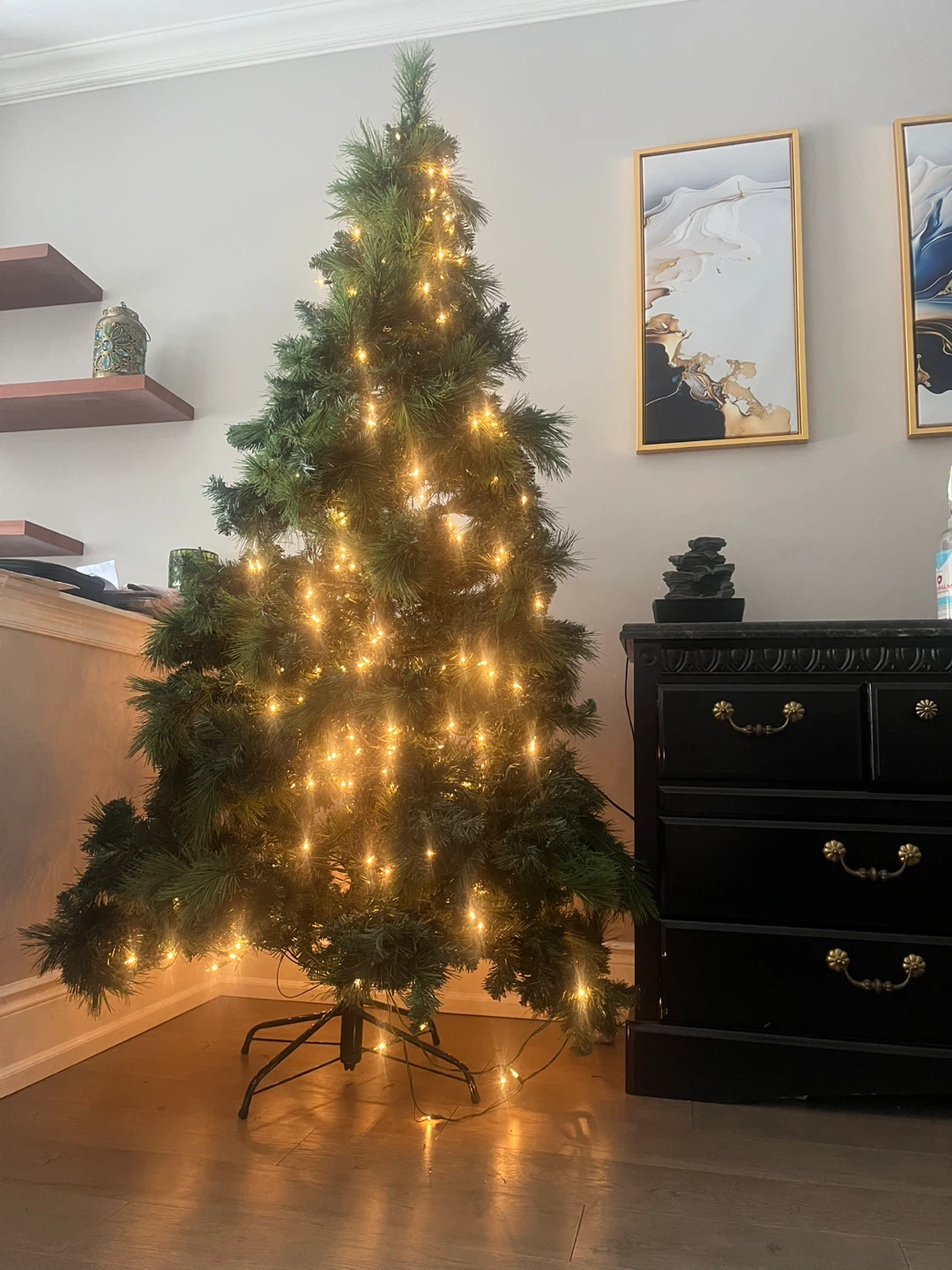 Artificial Christmas Tree with Lights