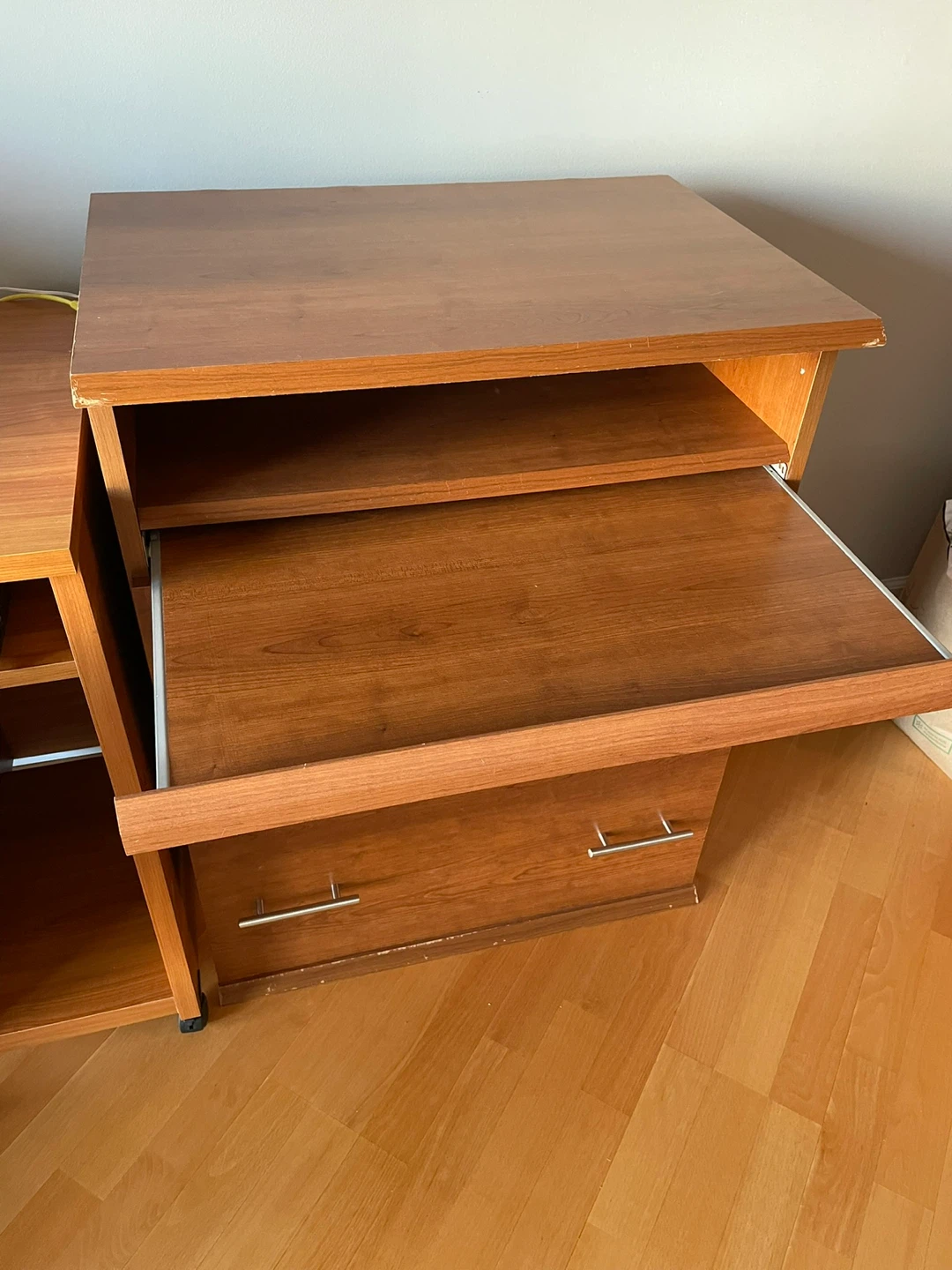 Wood Filing Cabinet with Drawers - photo 4