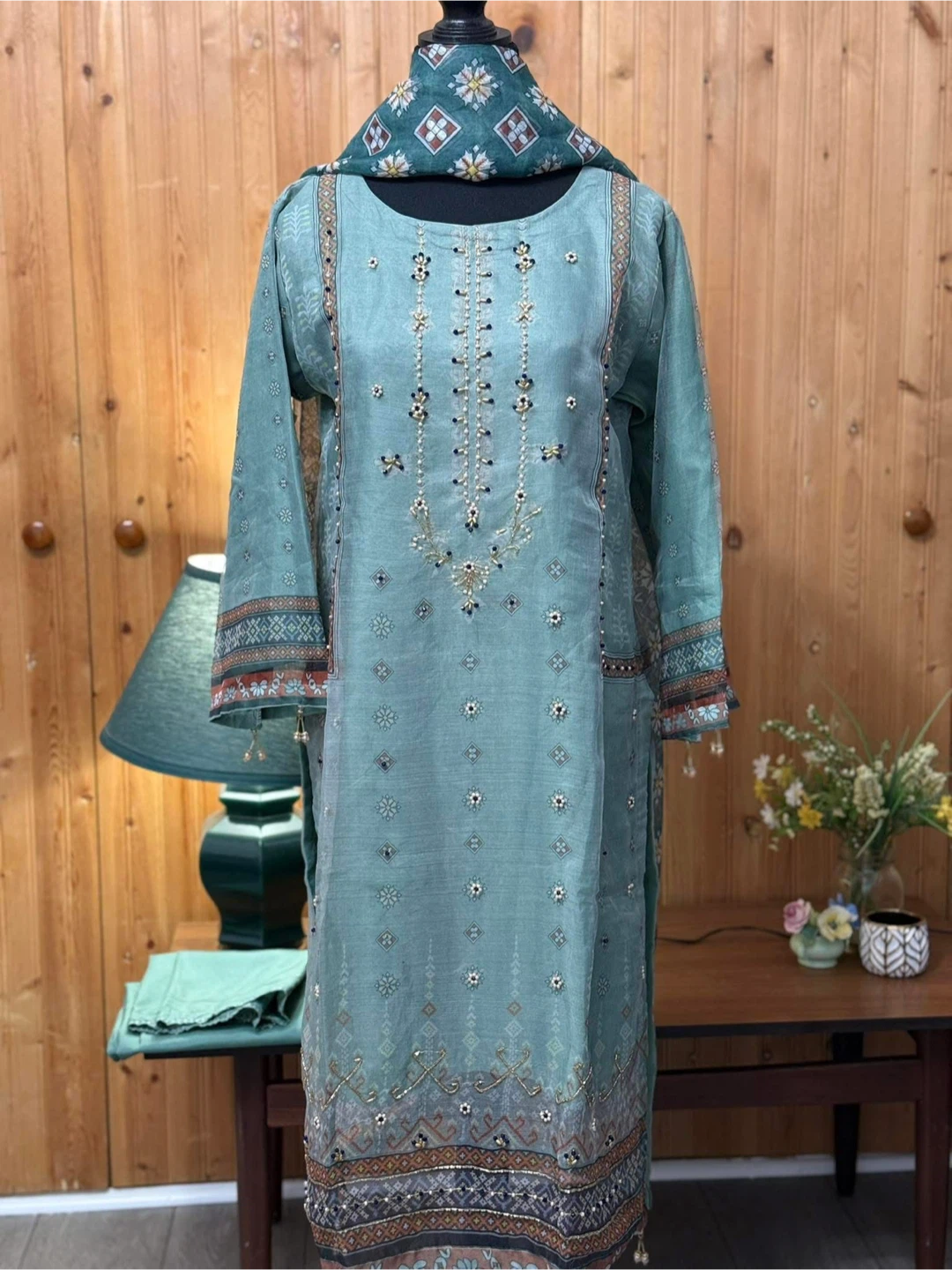 Farsi's Couture Embroidered Outfit