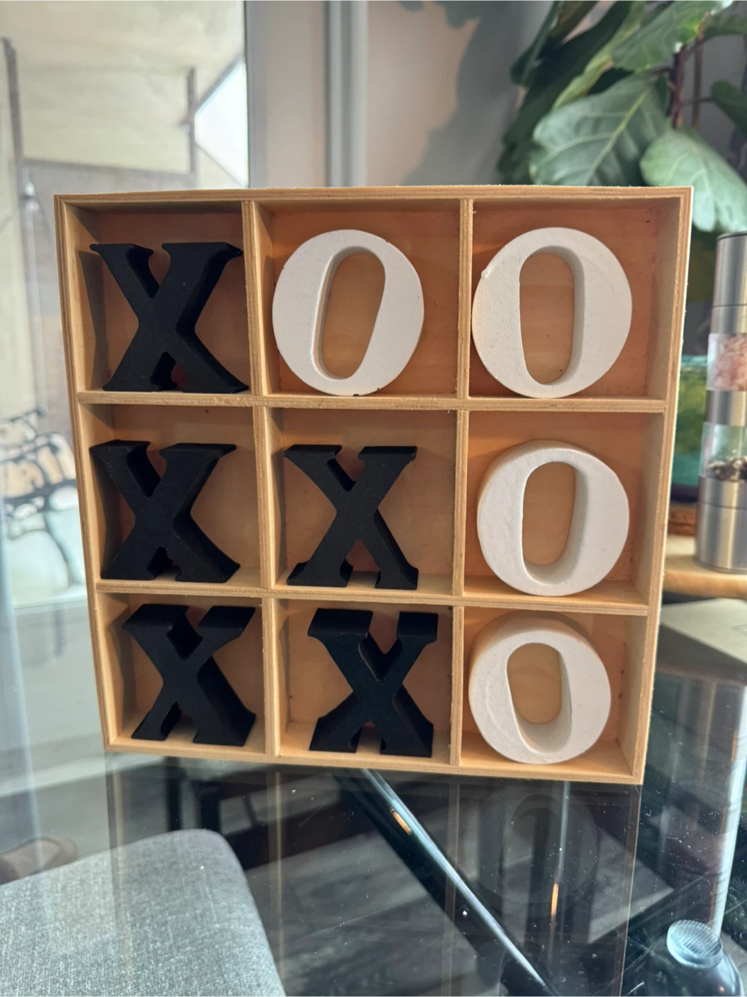 Tic-Tac-Toe Wooden Game