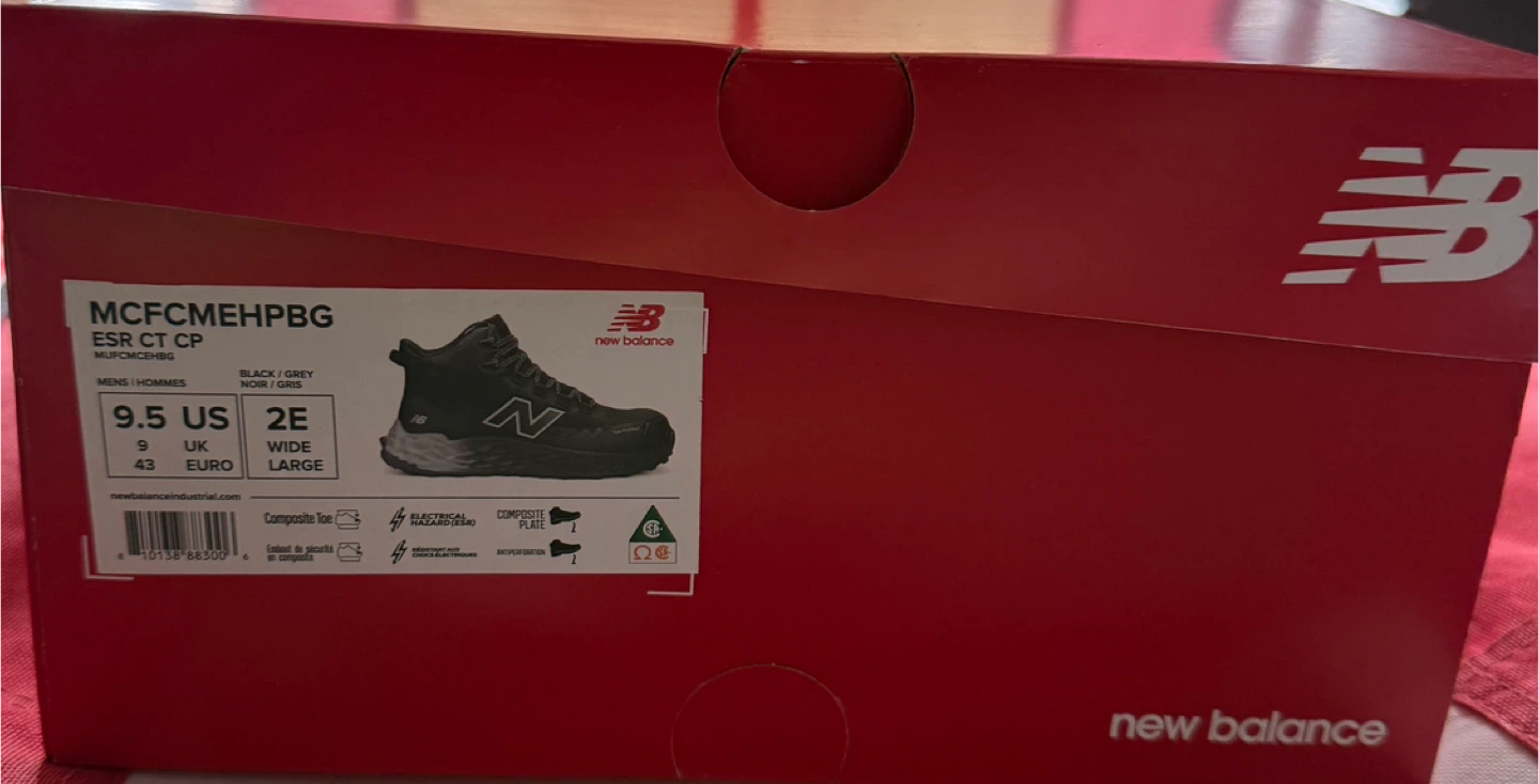 New Balance MCFMCMEHPBG Men's 9.5 Work Boots