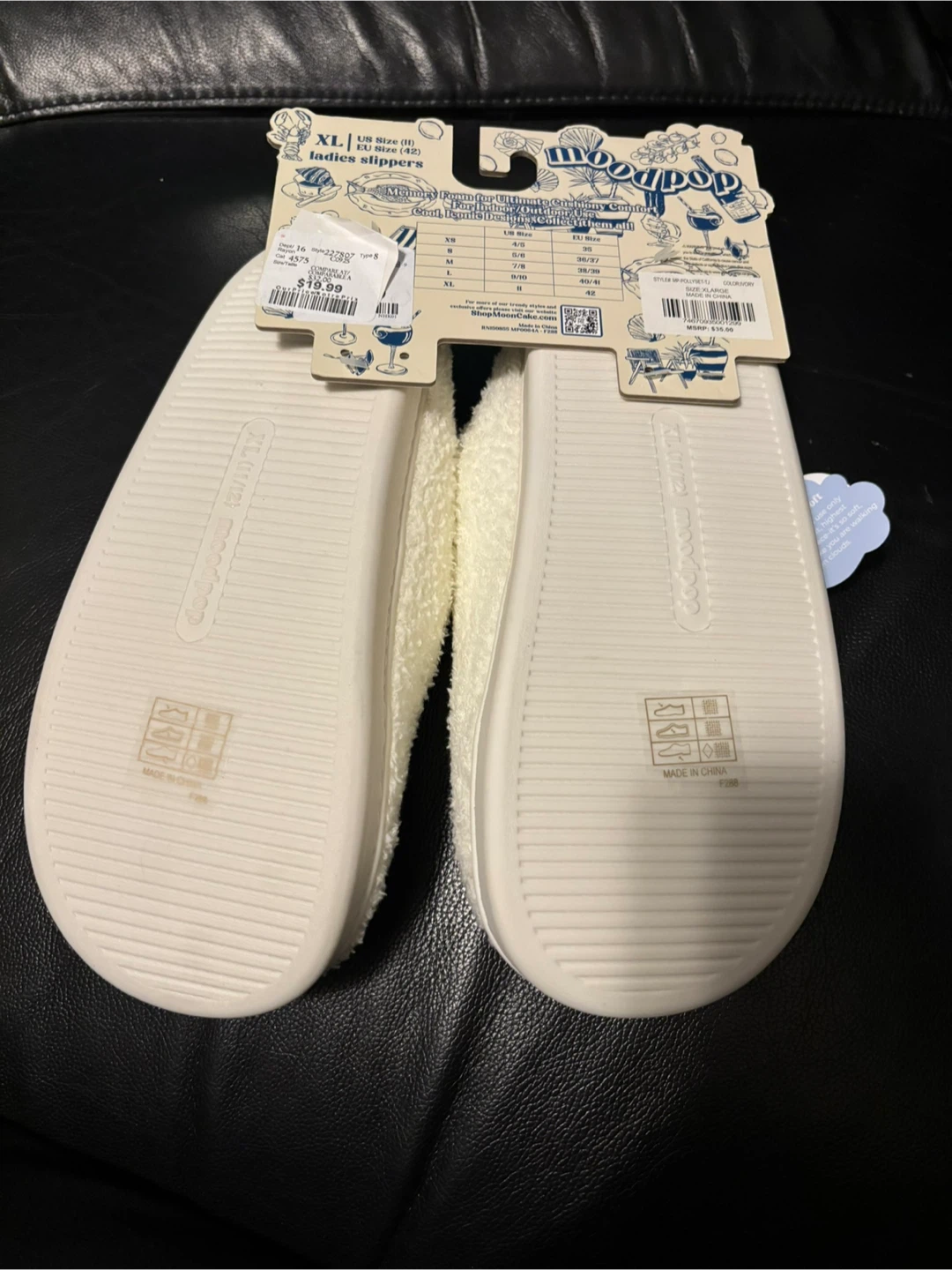Moodpop XL Ladies Slippers with Socks - photo 3