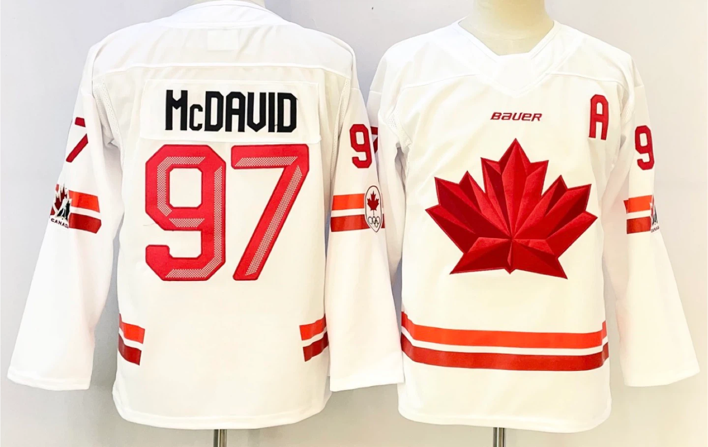 Bauer Team Canada Olympic Hockey Youth Jersey- new w/tags
