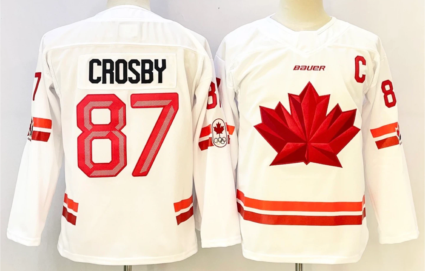 Bauer Team Canada Olympic Hockey Youth Jersey- new w/tags - photo 2