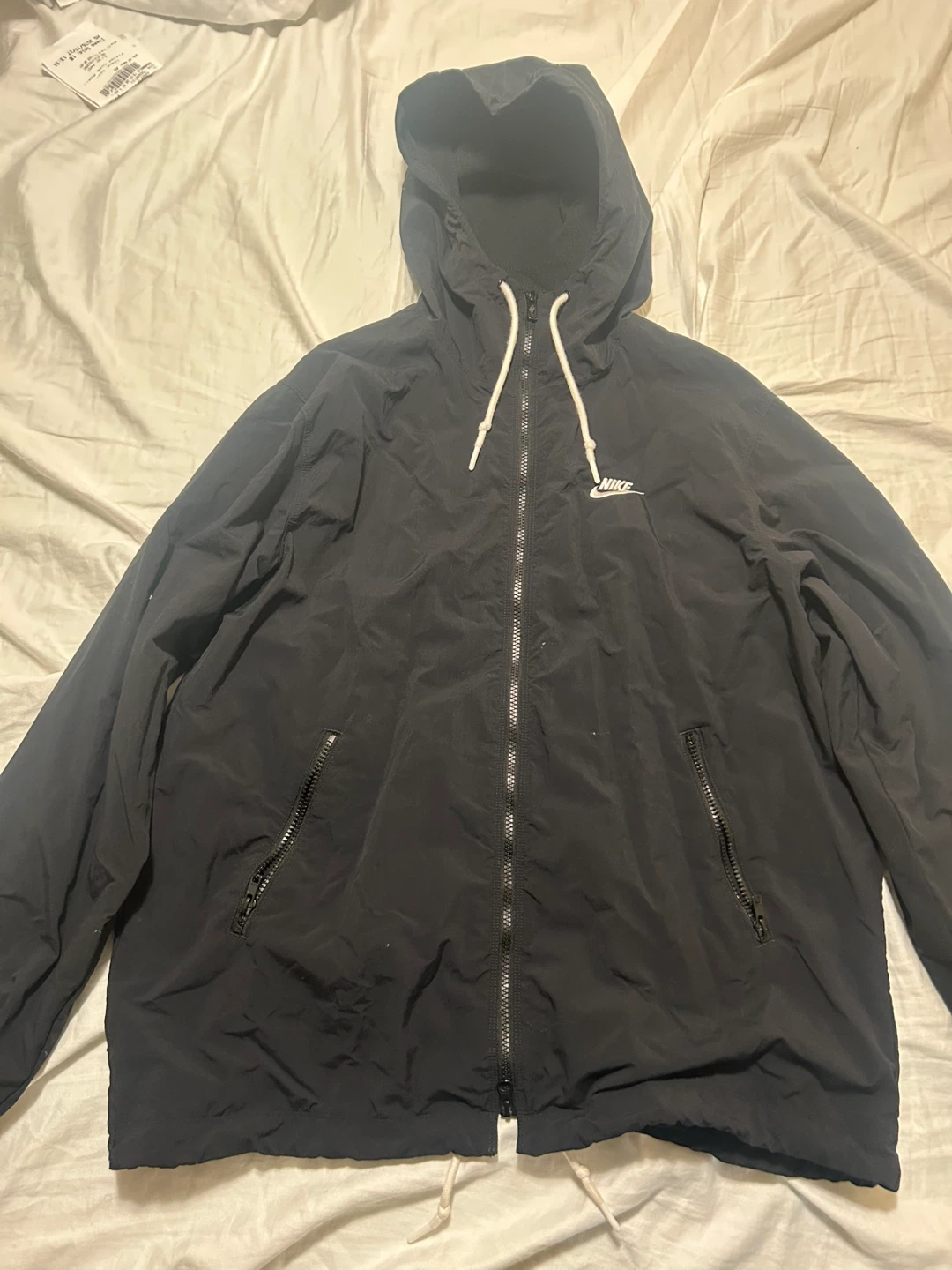 Nike Black Windbreaker Jacket - Size M