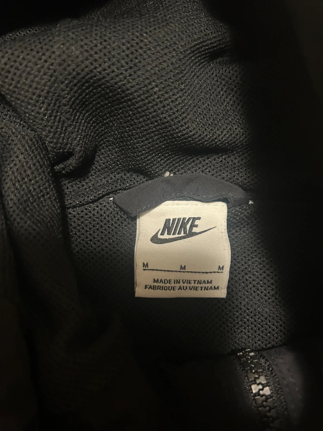 Nike Black Windbreaker Jacket - Size M - photo 3