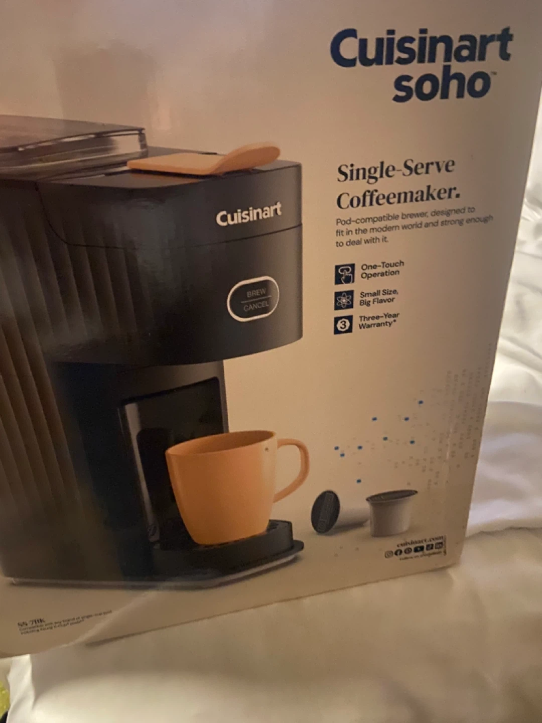 Cuisinart Soho Single-Serve Coffeemaker - Like New!