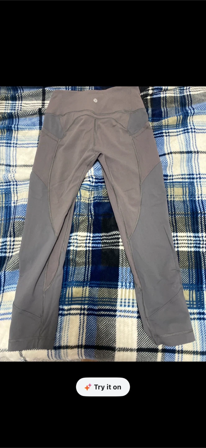 Lululemon Grey Crop Leggings