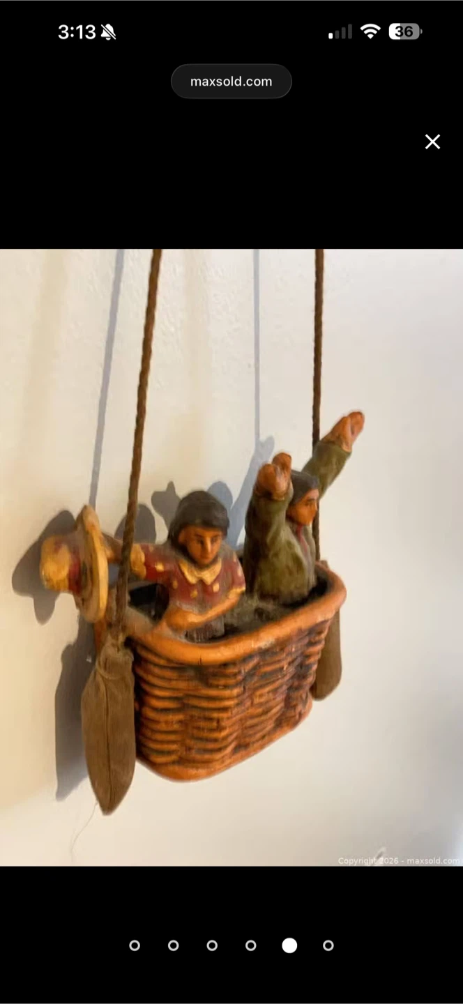 Hot Air Balloon Figurine - photo 3