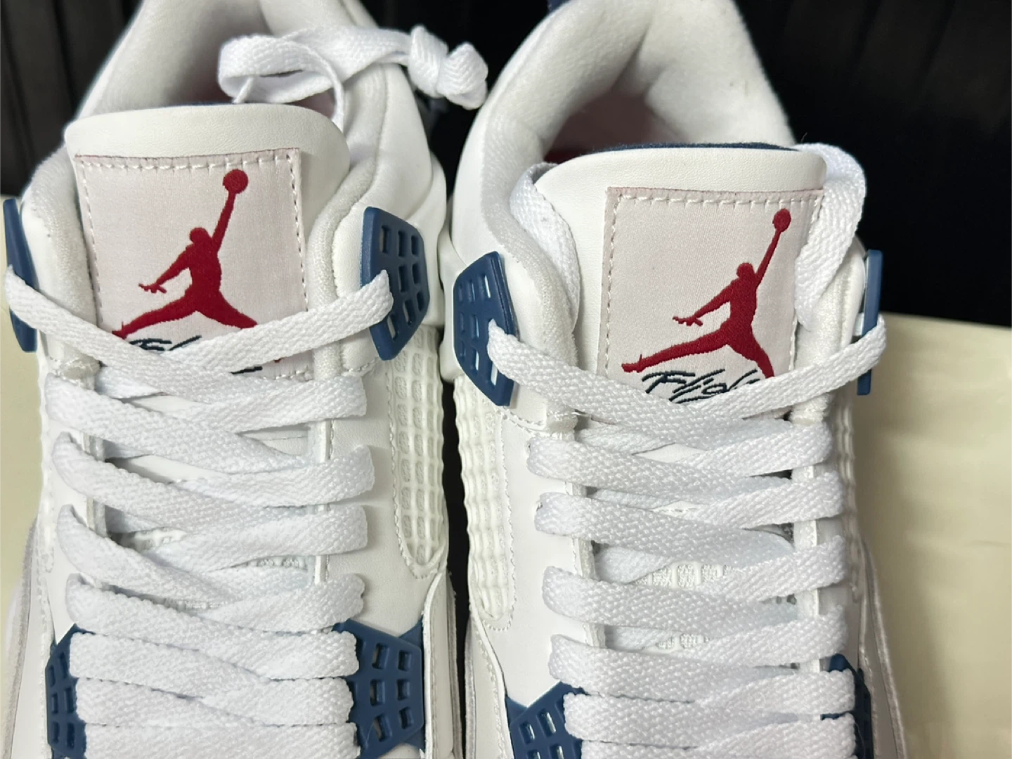Nike Air Jordan 4 Retro White/Midnight Navy - photo 5