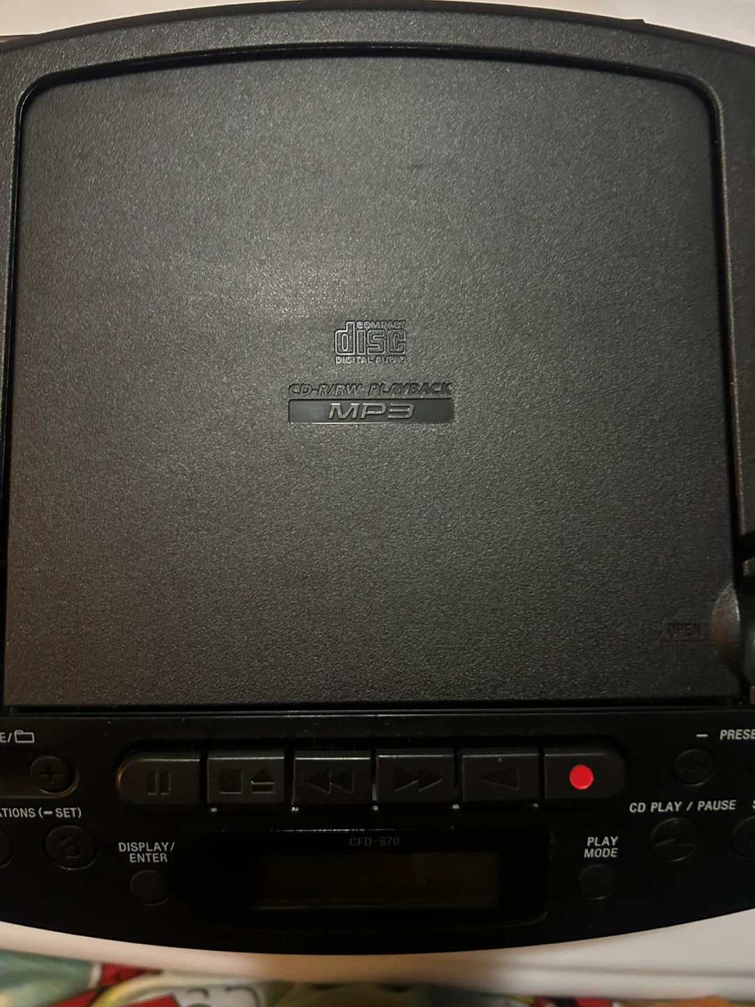 Sony CFD-S70 CD Radio Cassette Recorder - photo 3