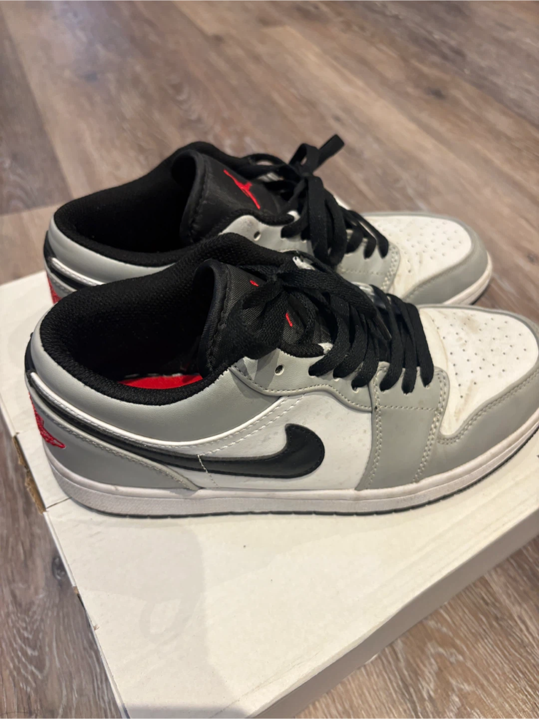 Air Jordan 1 Low light smoke grey US 8 - photo 4