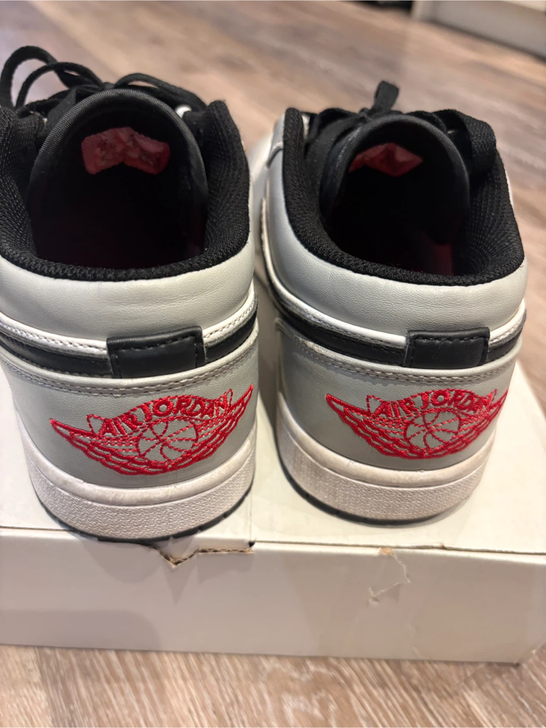 Air Jordan 1 Low light smoke grey US 8 - photo 3