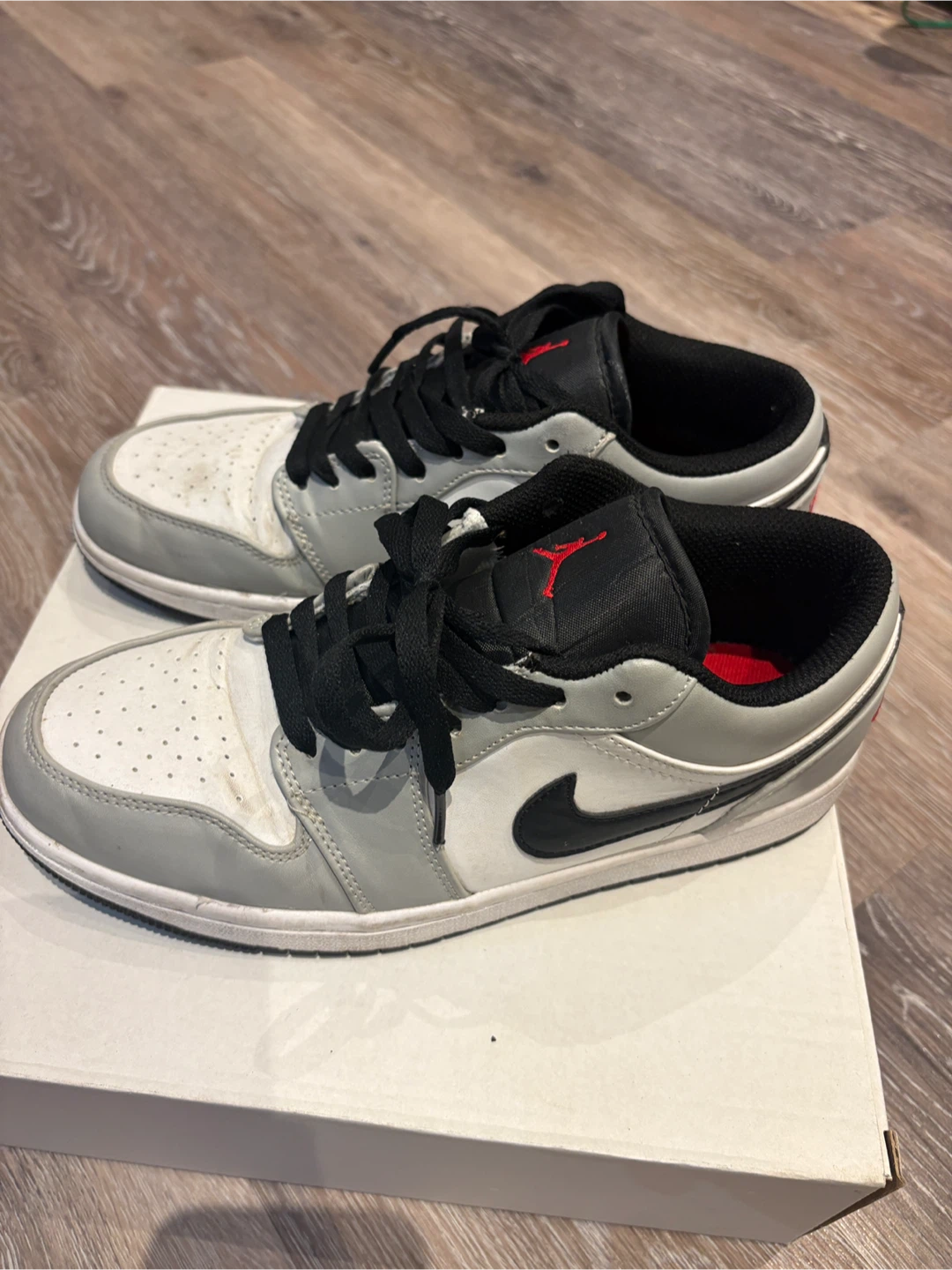 Air Jordan 1 Low light smoke grey US 8 - photo 2