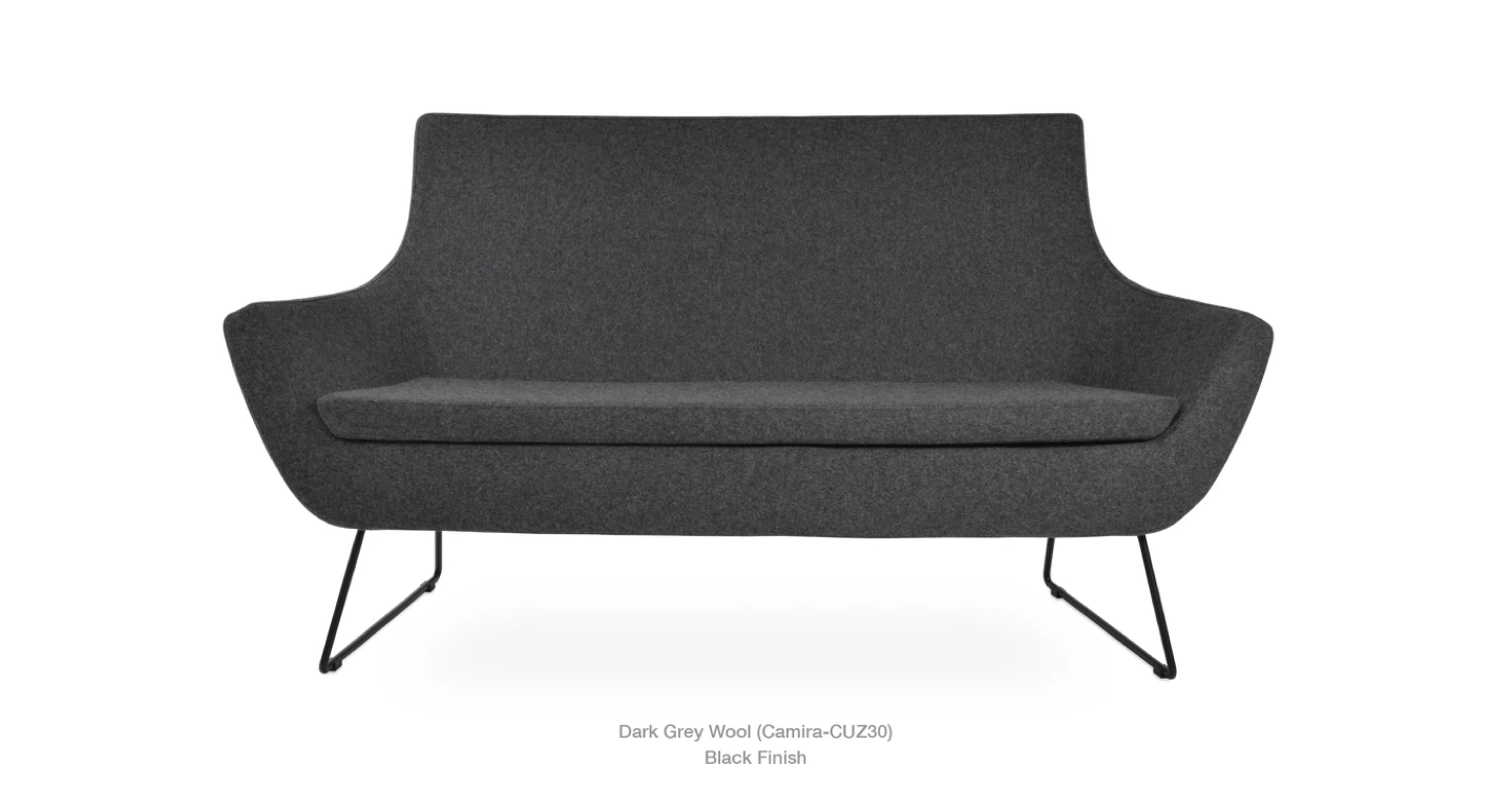 Swedese Happy low sofa designed by Roger Persson in Gray