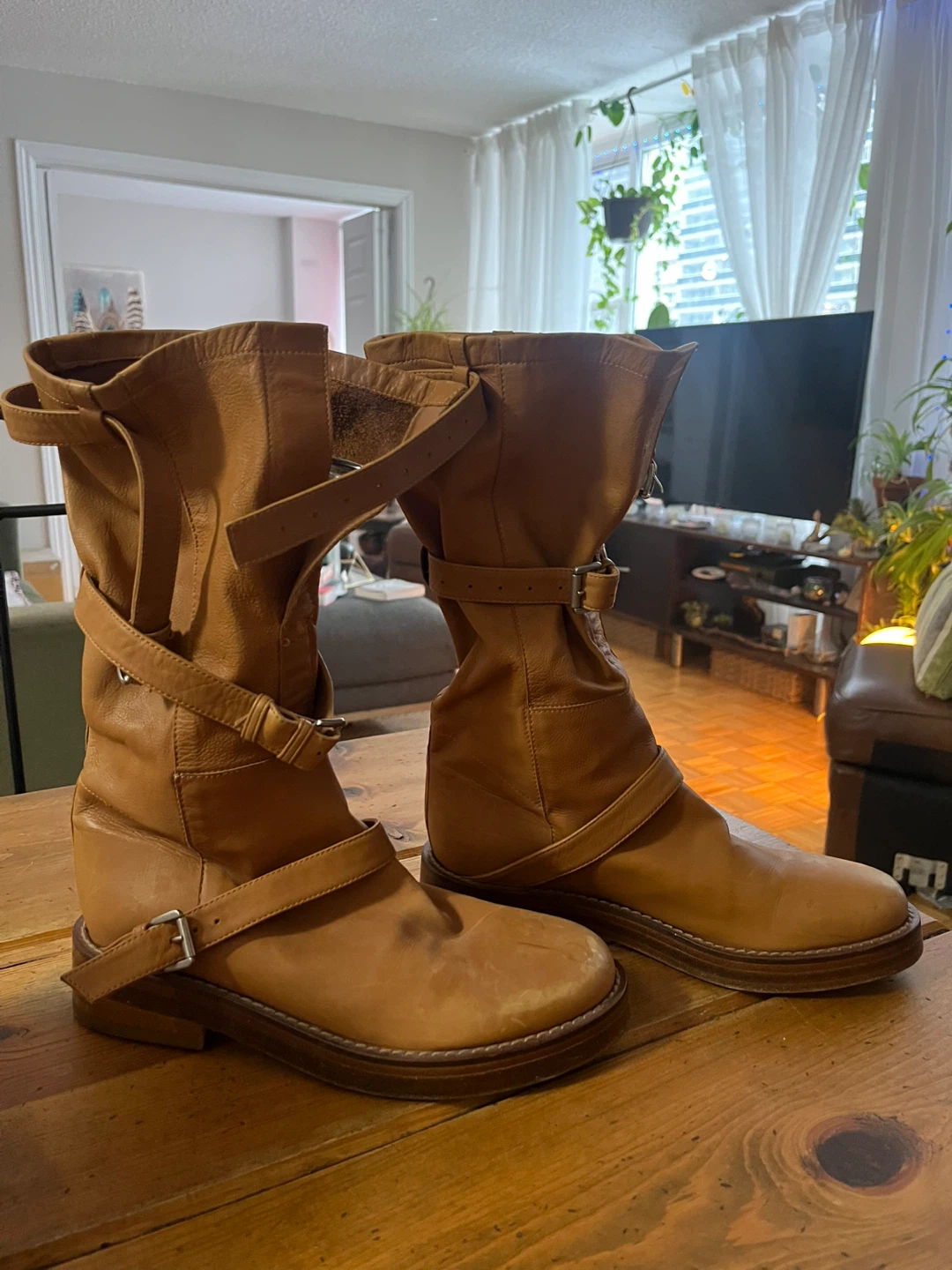 Vintage Leather Riding Boots (7.5-8), Ann  Demeulemeester - photo 2