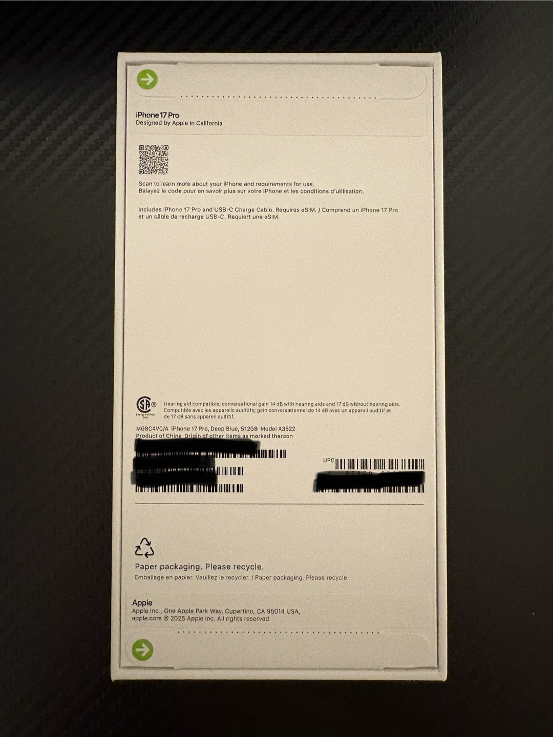 Brand New iPhone 17 Pro Deep Blue (512 GB) - photo 3