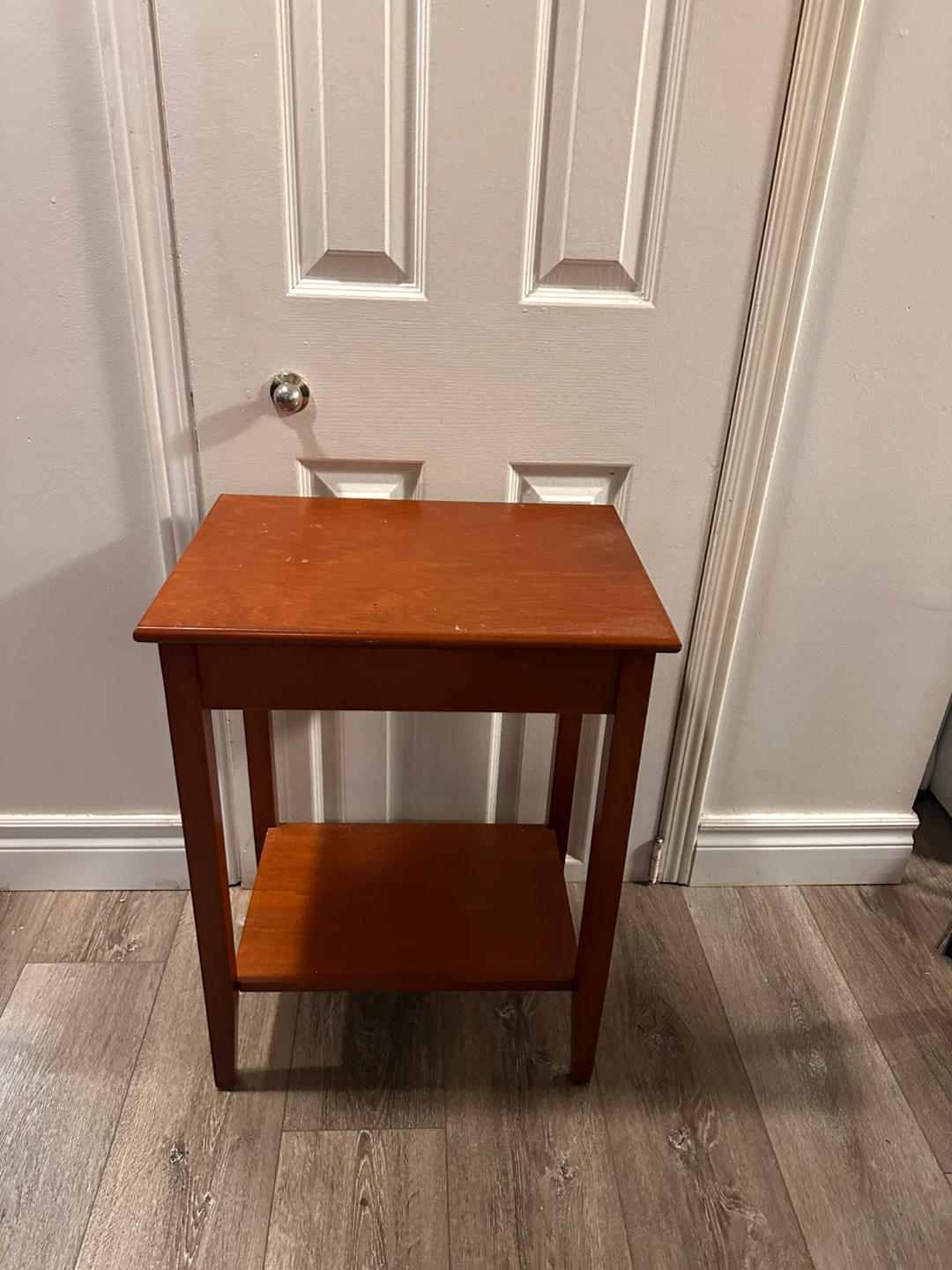 Wooden Side Table with Drawer - photo 4