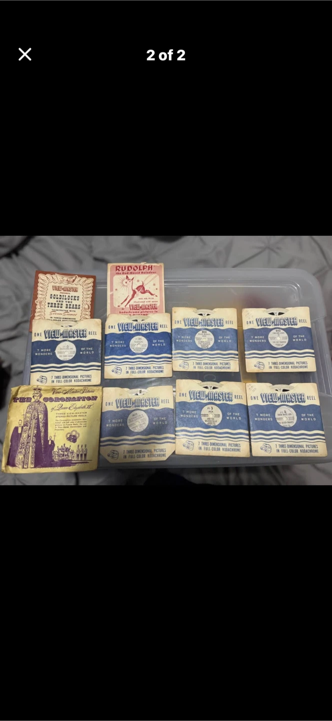 Vintage View-Master Reels