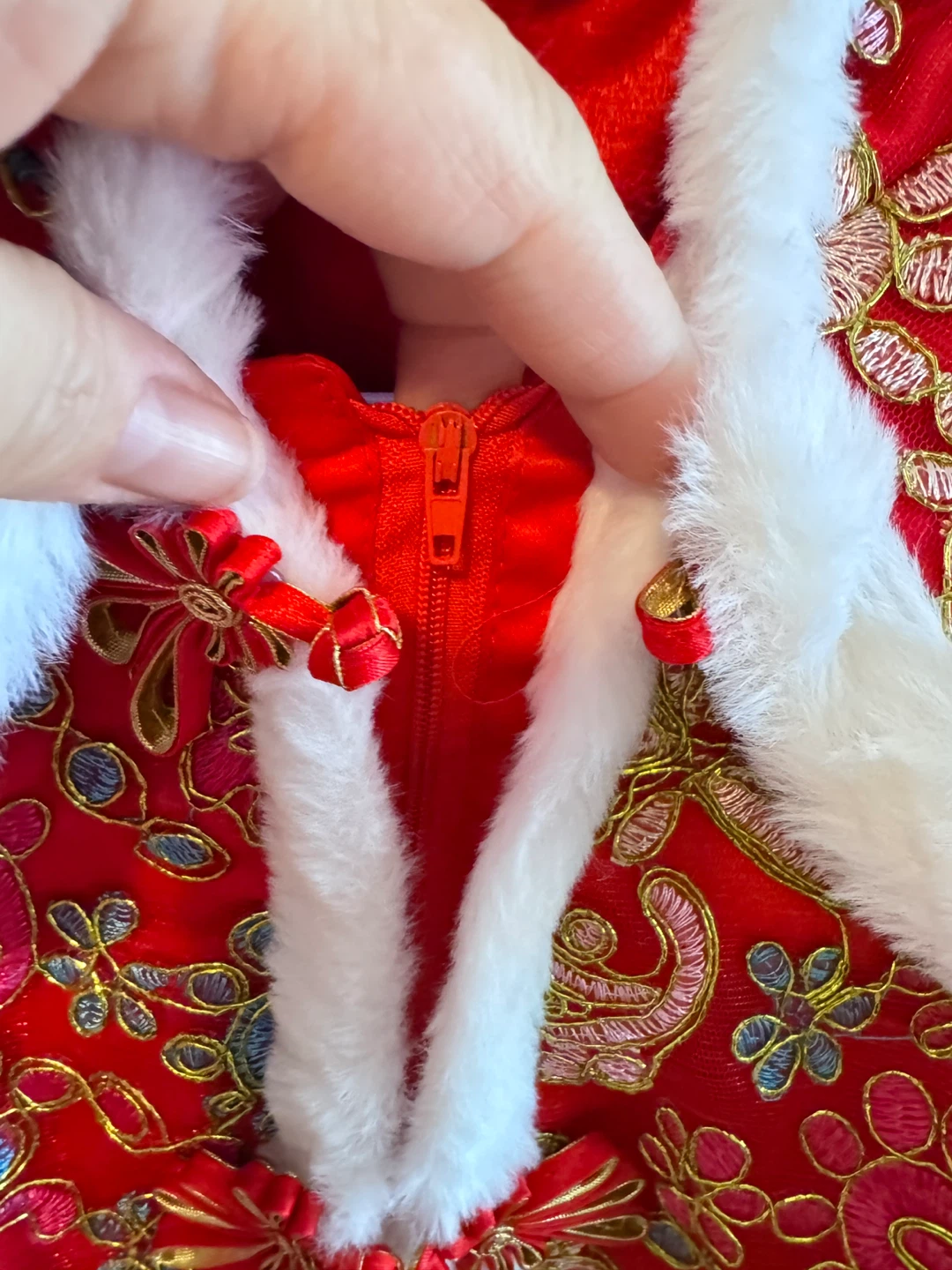 Red Chinese New Year Jacket Toddler size 6-7T - photo 4