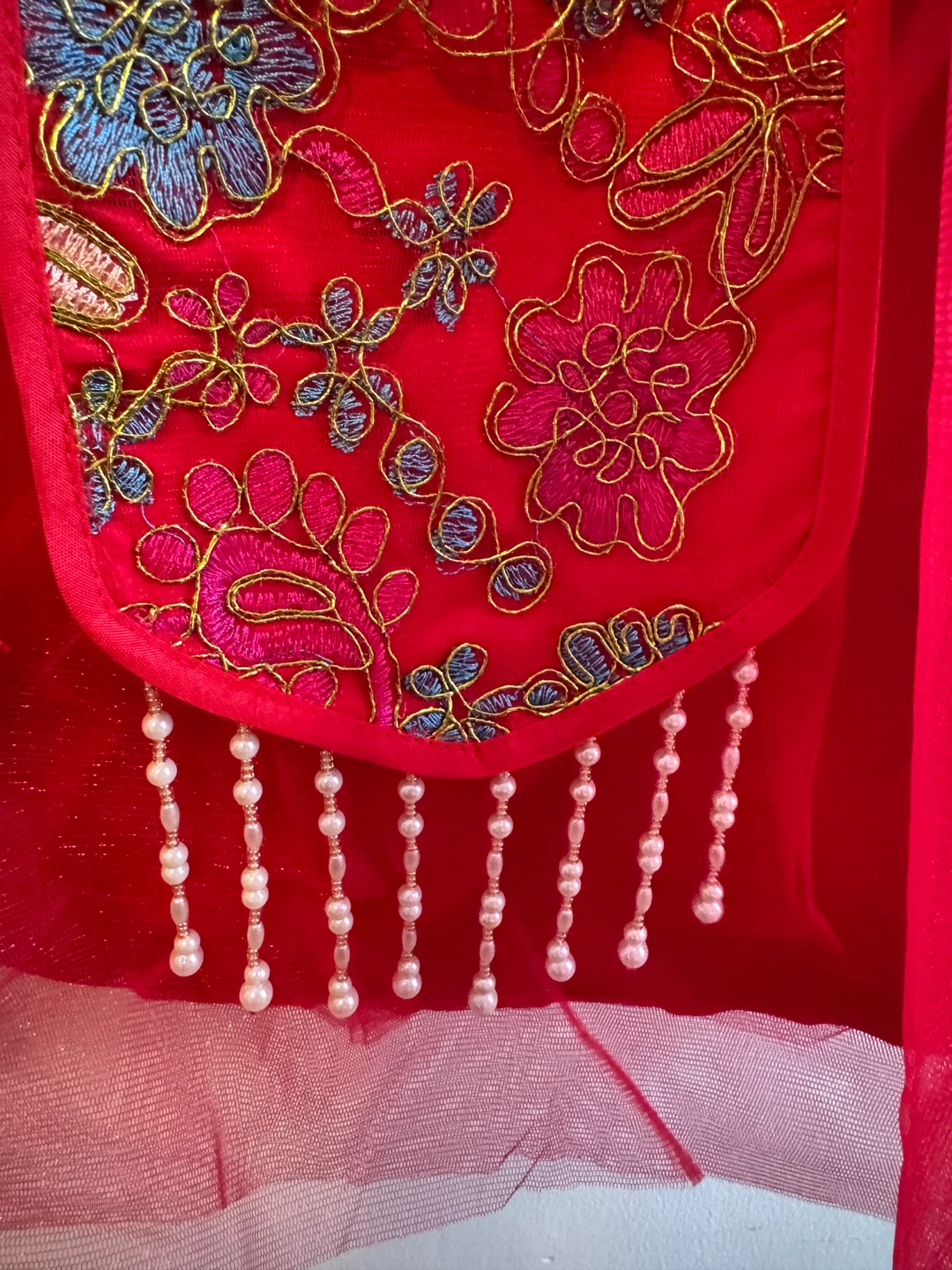 Red Chinese New Year Jacket Toddler size 6-7T - photo 5