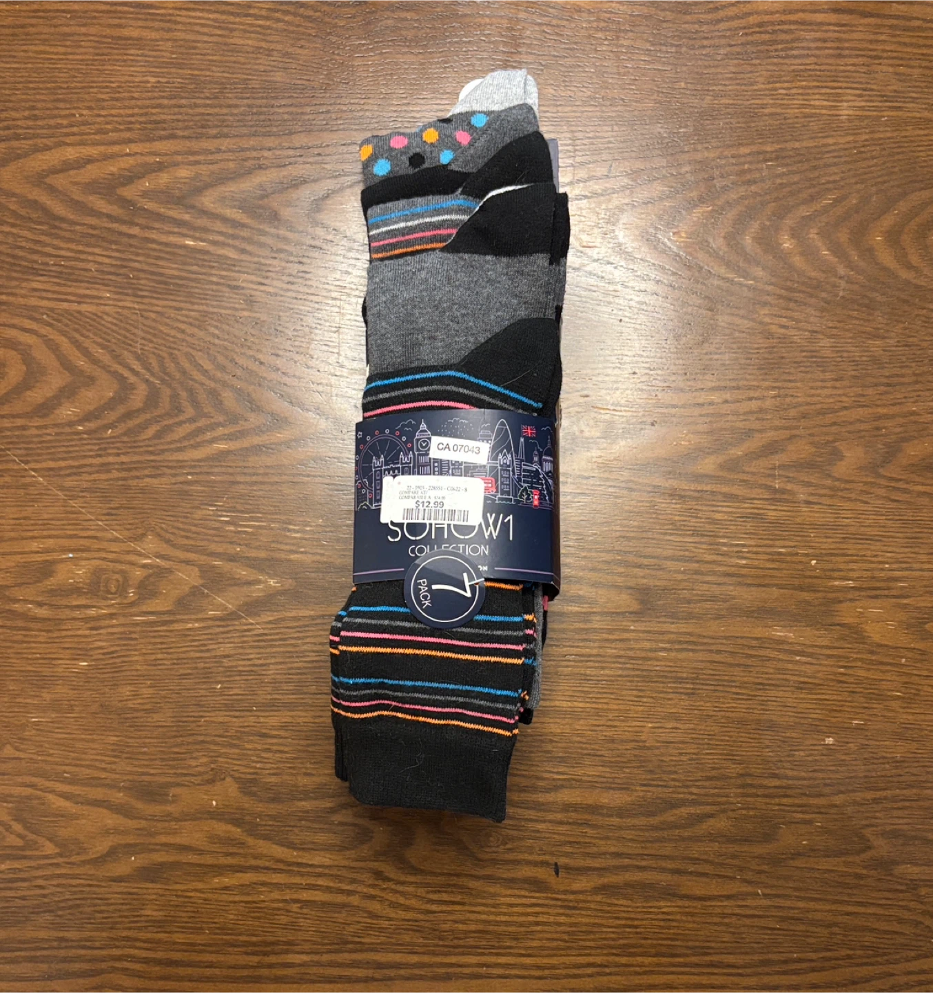 SOHOW1 Collection London Socks (7 Pack)
