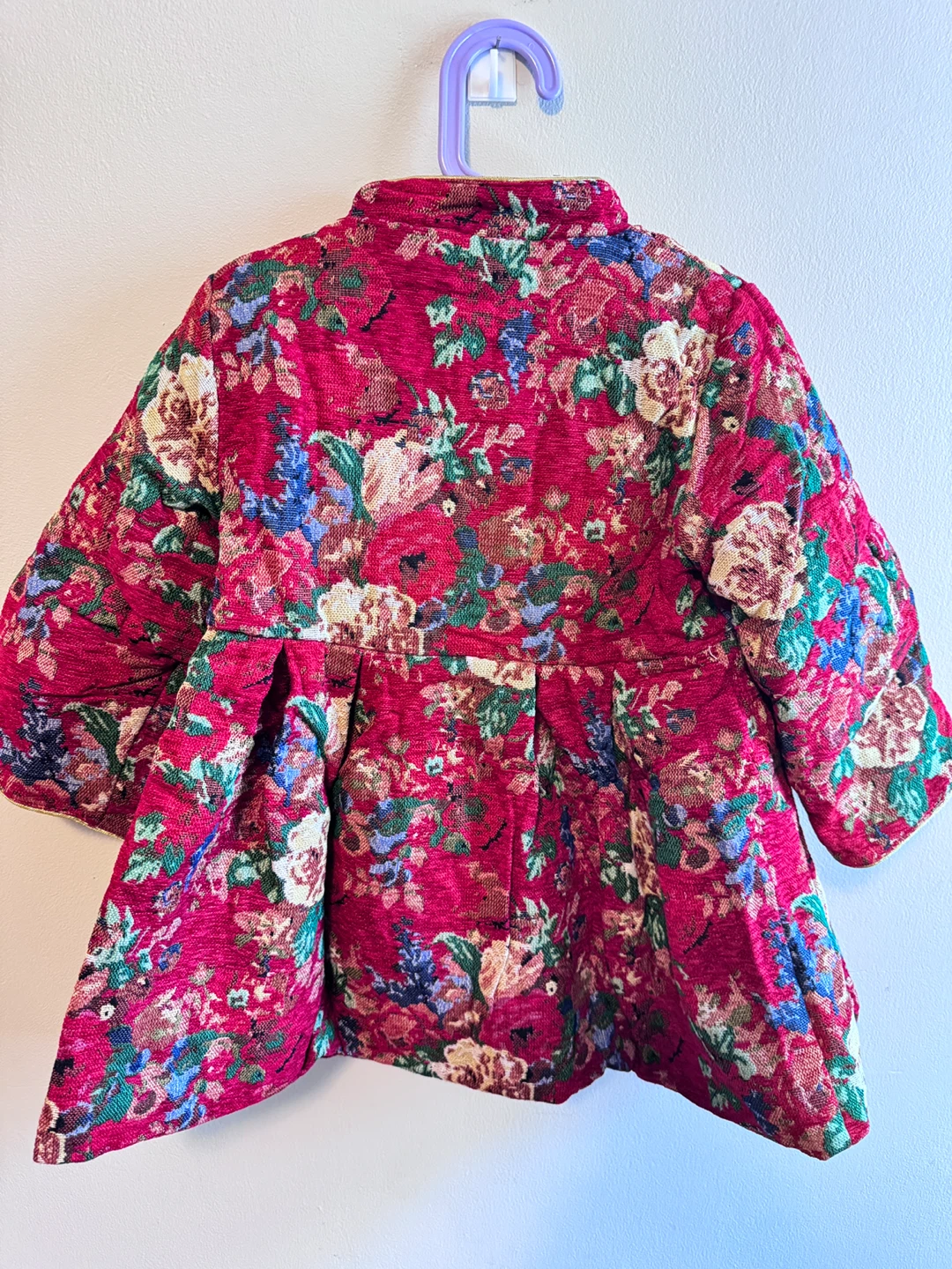 Floral Quilted Jacket with Cotton pattern - Toddler size 5-6T - photo 4