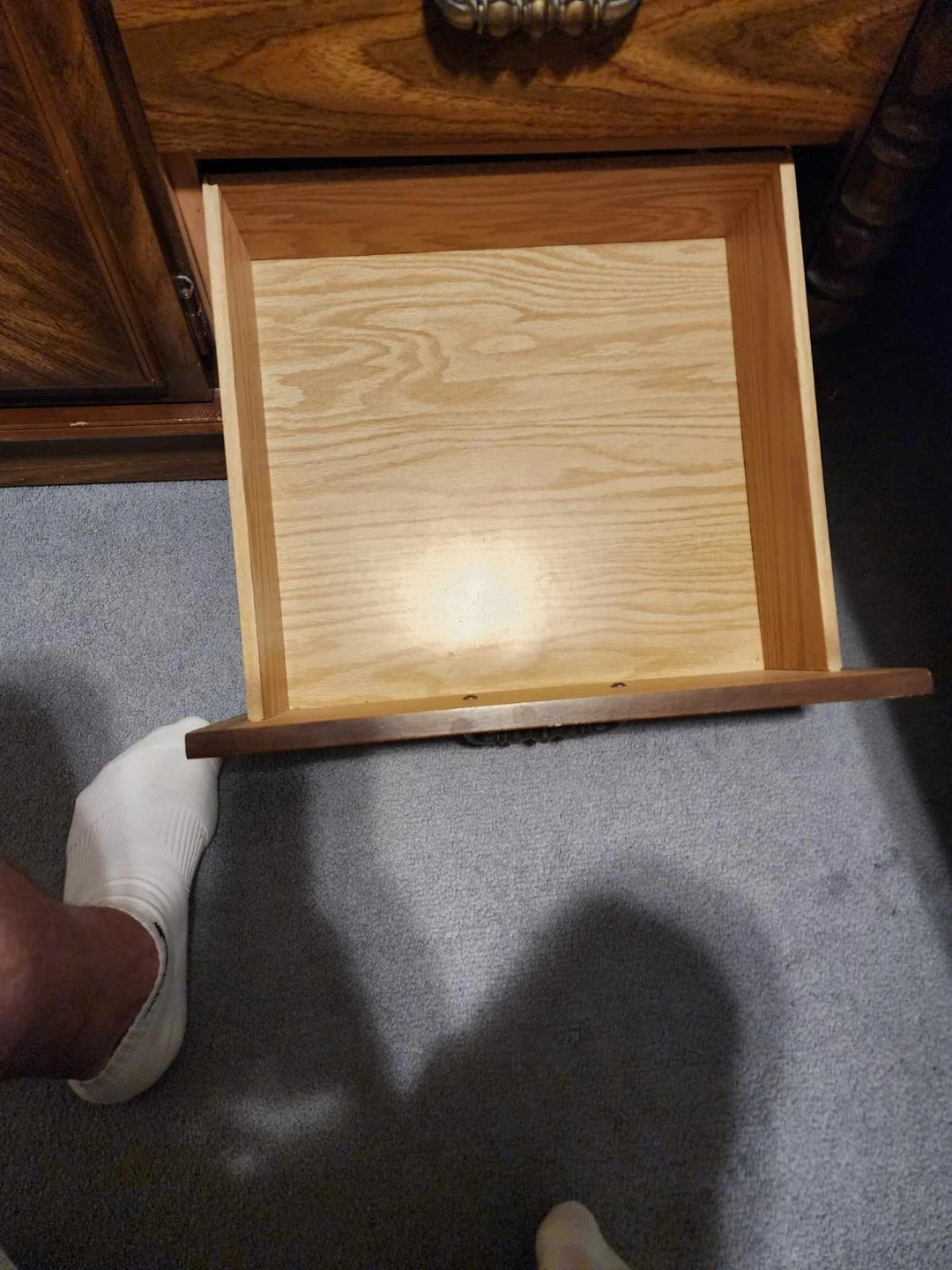 Vintage Wood Dresser with Mirror - $120 - photo 5