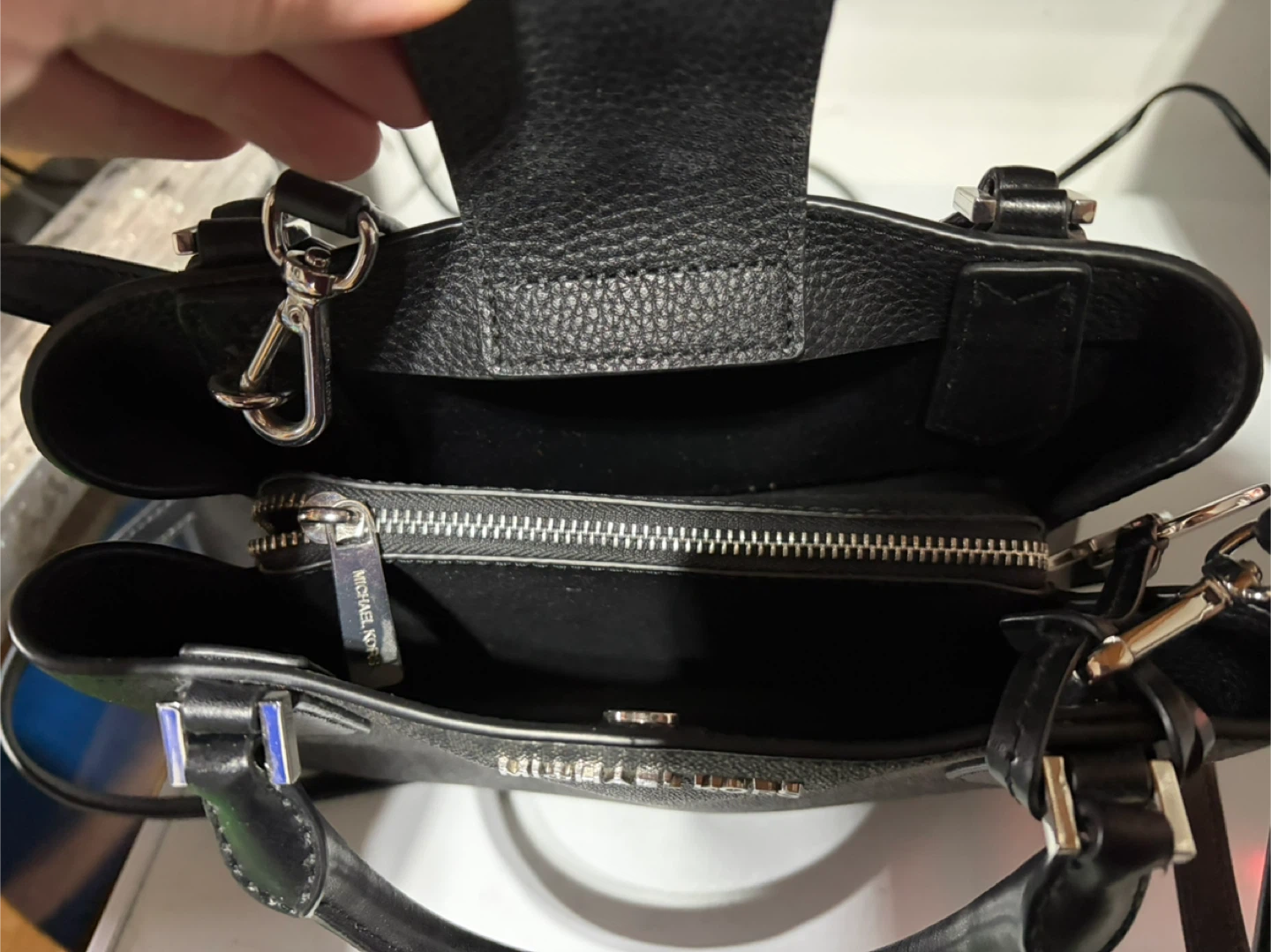 Michael Kors Black Leather Satchel - photo 2
