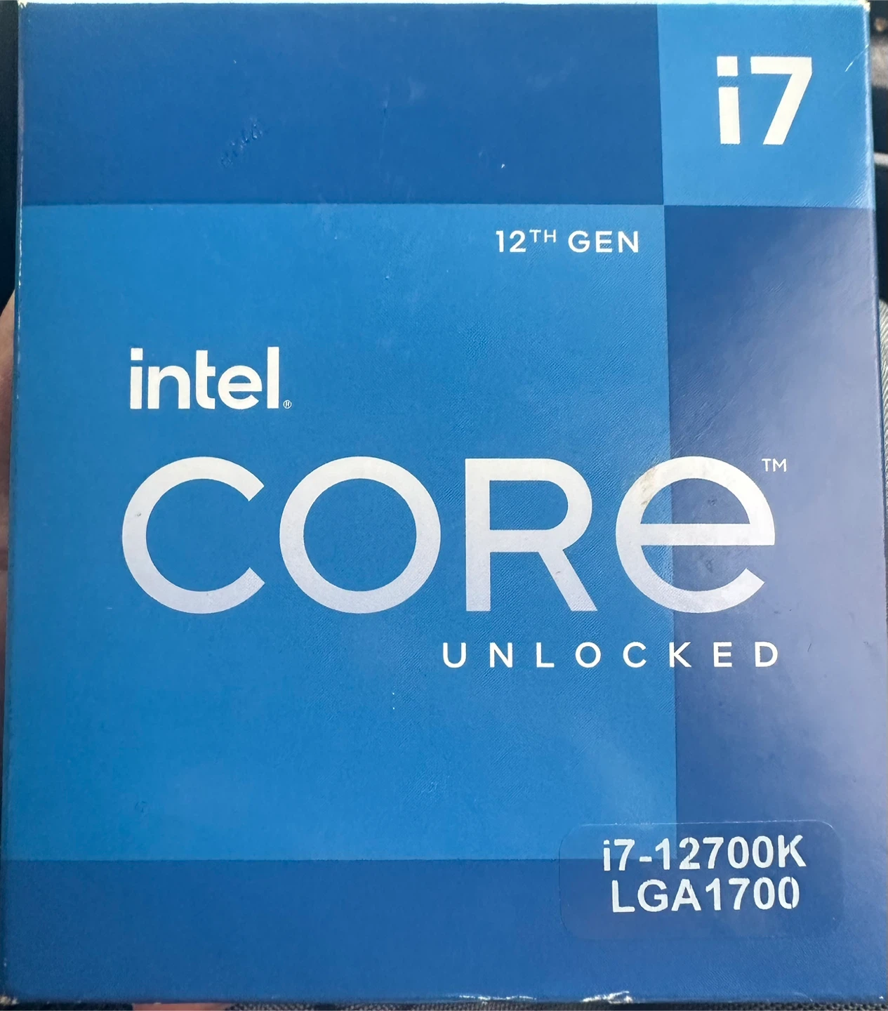 Intel Core i7-12700K CPU - new