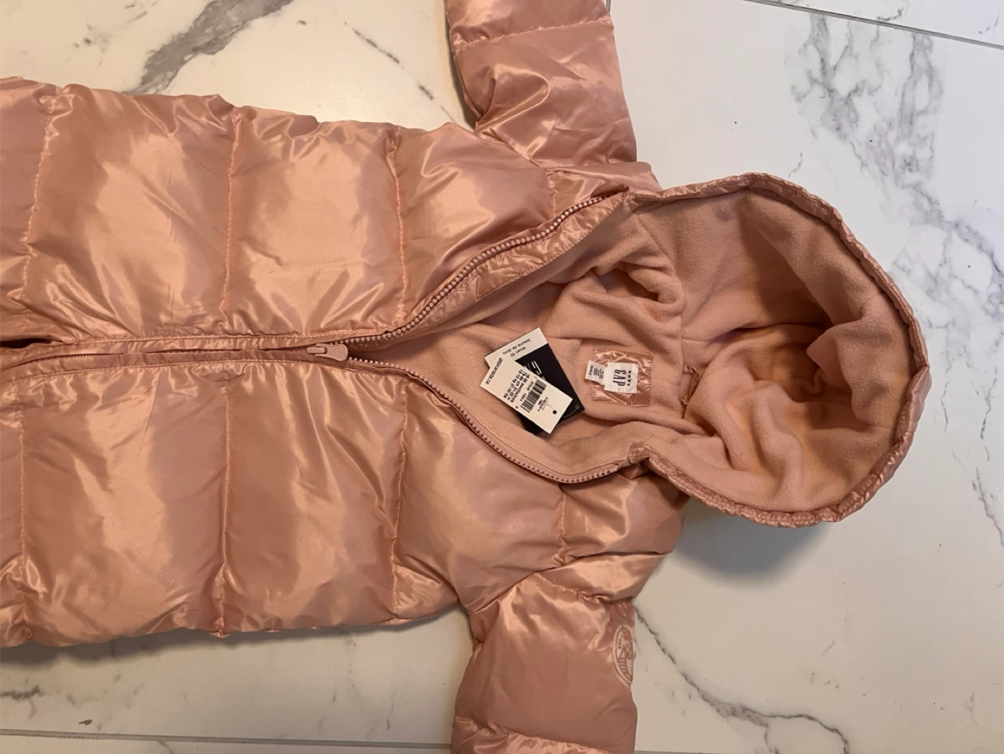 New GAP Baby Pink Snowsuit 18-24 Months - photo 4