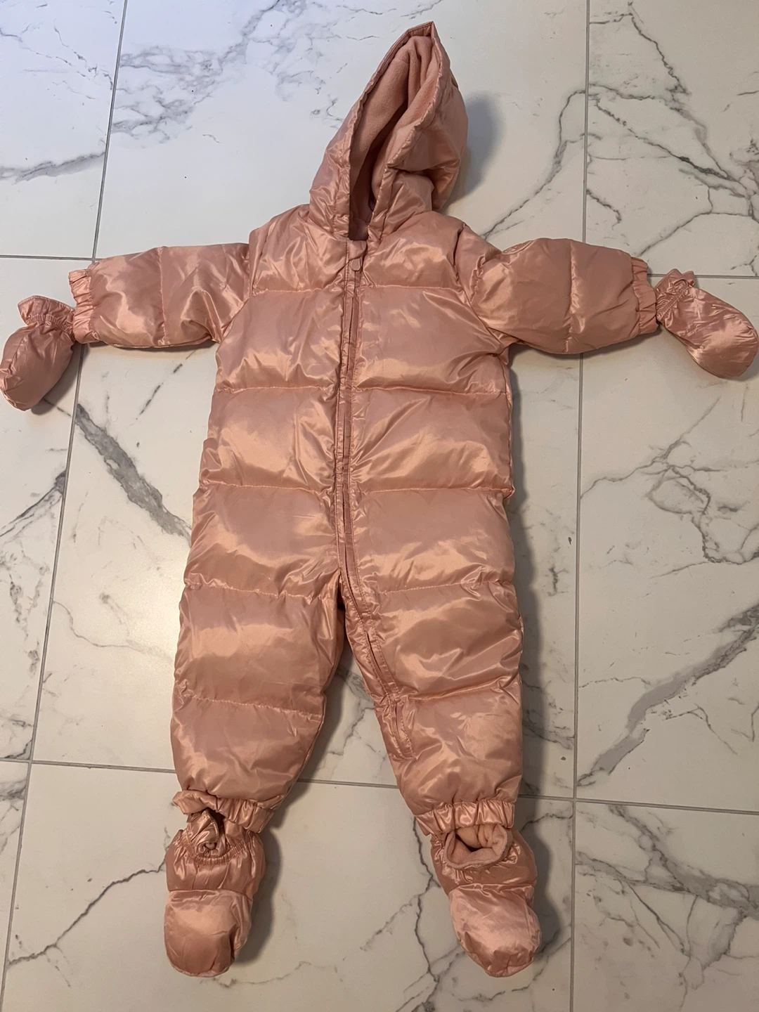 New GAP Baby Pink Snowsuit 18-24 Months