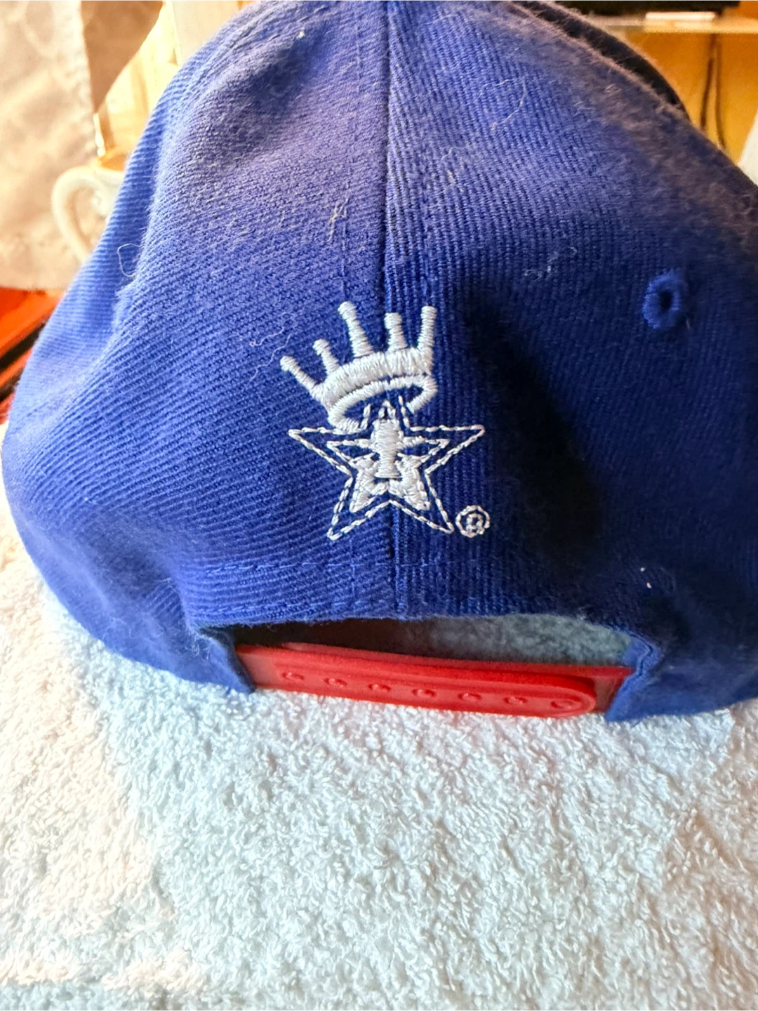 Obey Snapback Hat - Blue & Red - photo 2