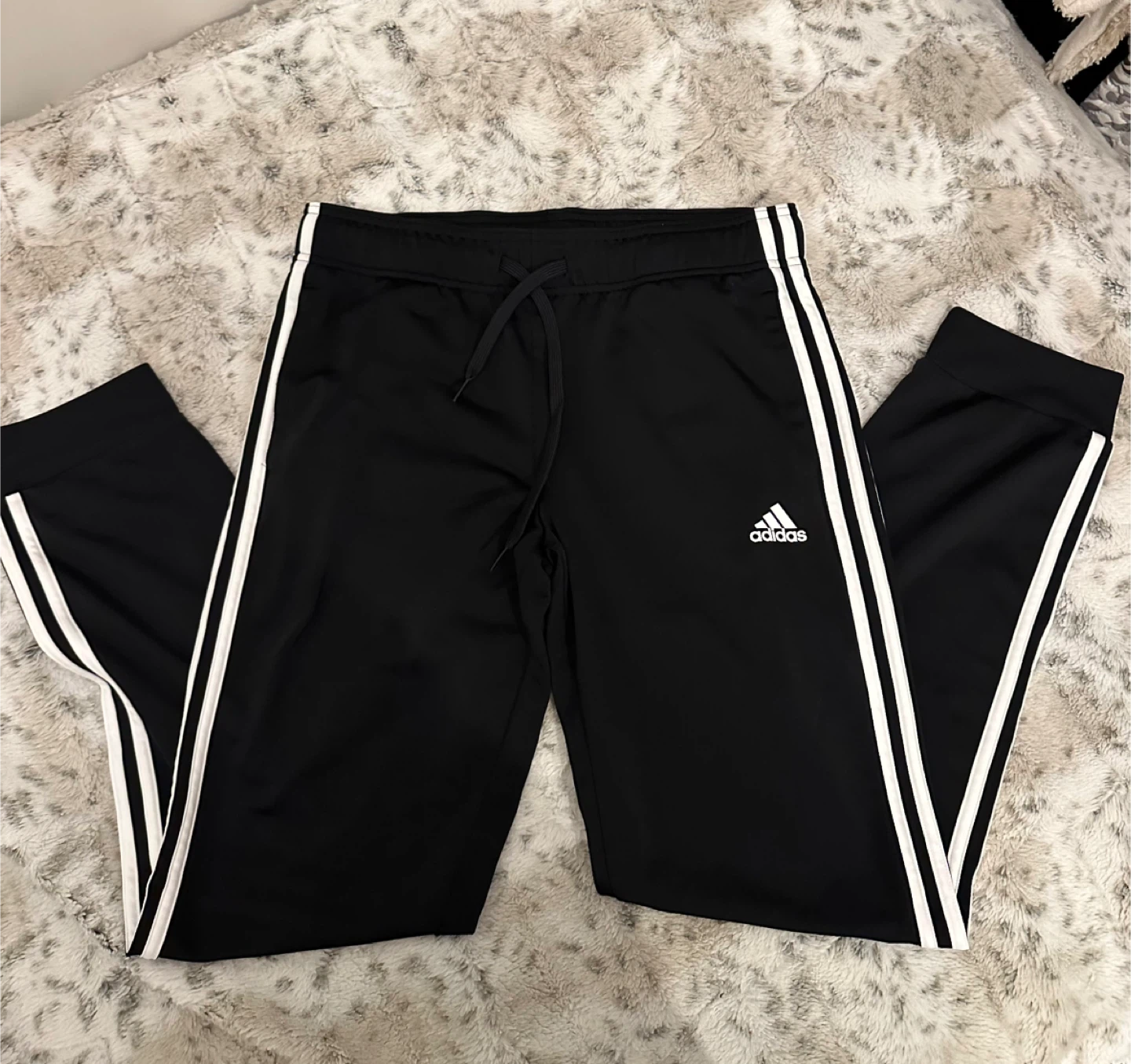 $15-New-Adidas Black Joggers Size M - photo 2