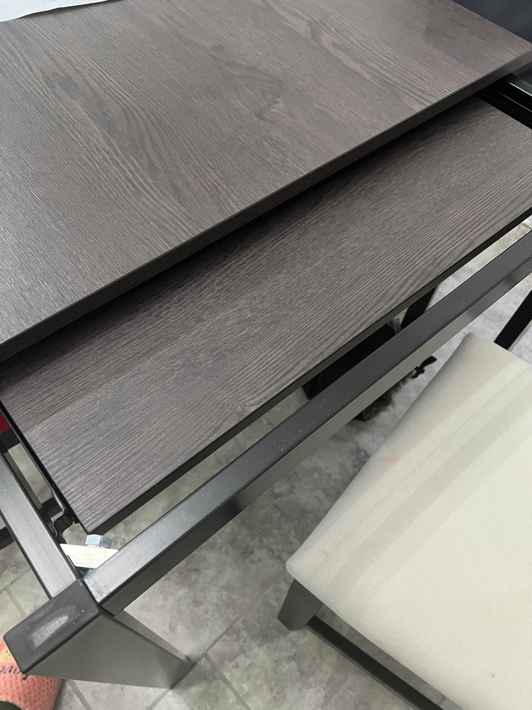 Dark Brown Dining Table with 4 Chairs - photo 5