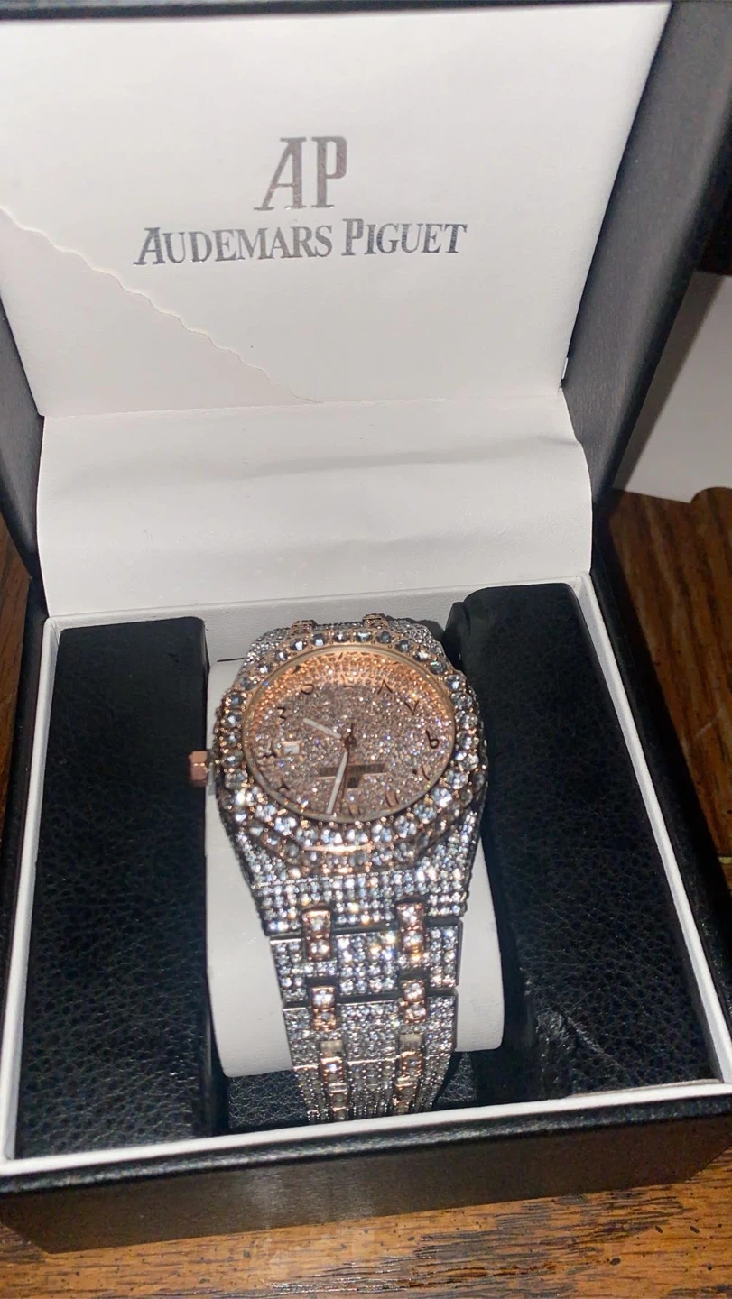 ✨Bust Down AP Mossinte watch 💎⌚️ - photo 3