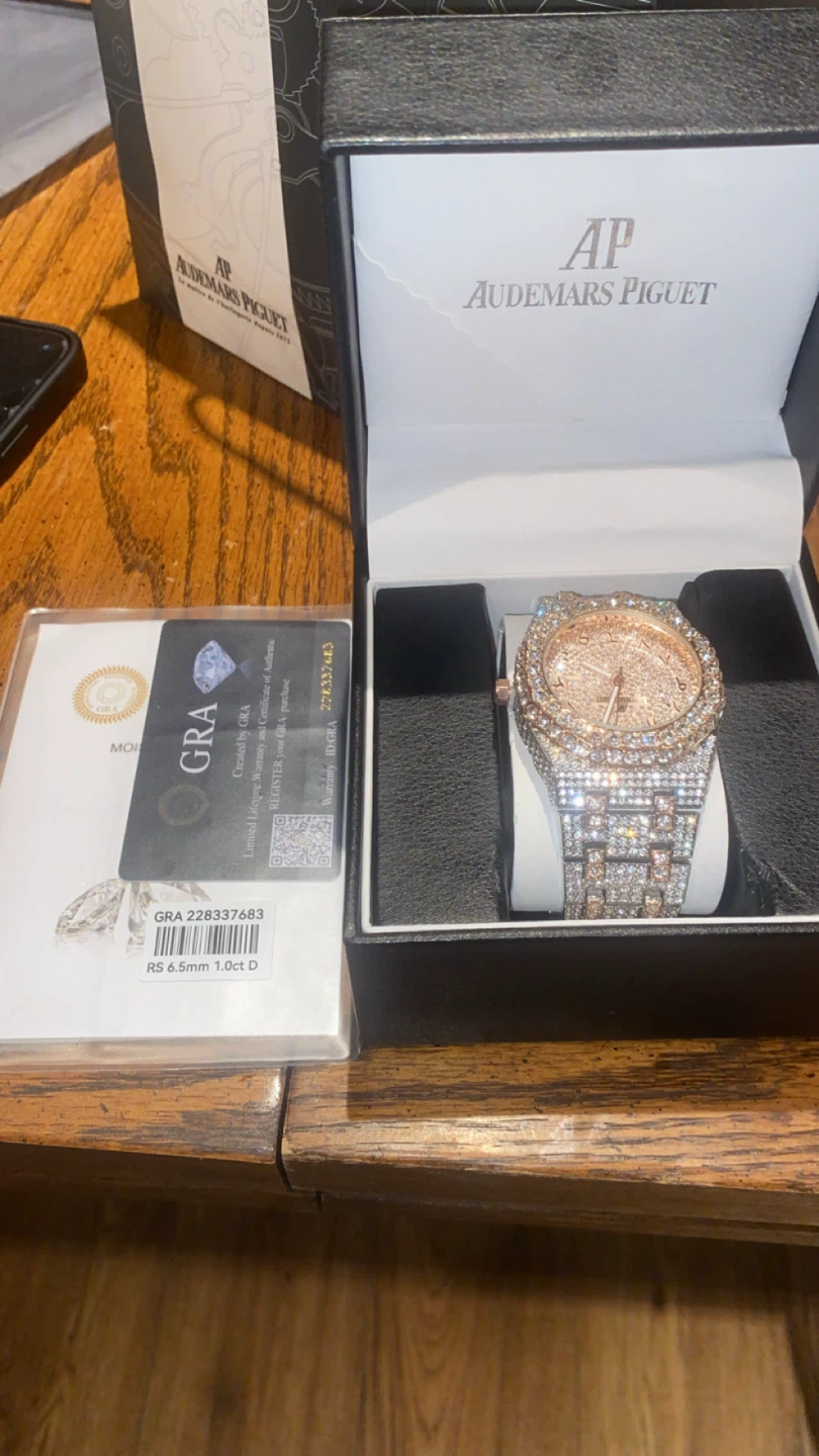 ✨Bust Down AP Mossinte watch 💎⌚️ - photo 4