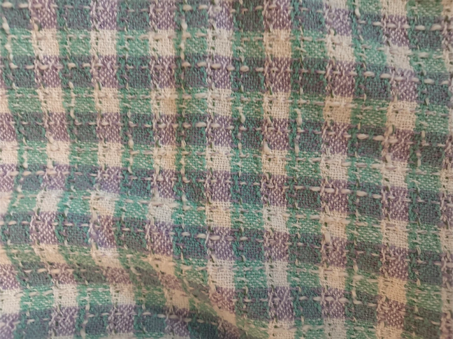 Zara Plaid Tweed Jacket - Size M - photo 3
