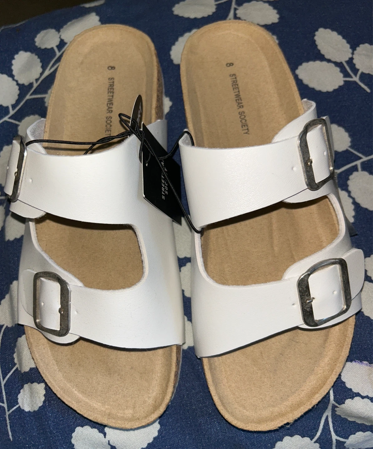 Streetwear Society White Sandals - Size 8 - photo 2